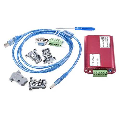 CANOpen J1939 DeviceNet USB to CAN Converter - CANalyst II Adapter for Automotive Diagnostics & Industrial Communication