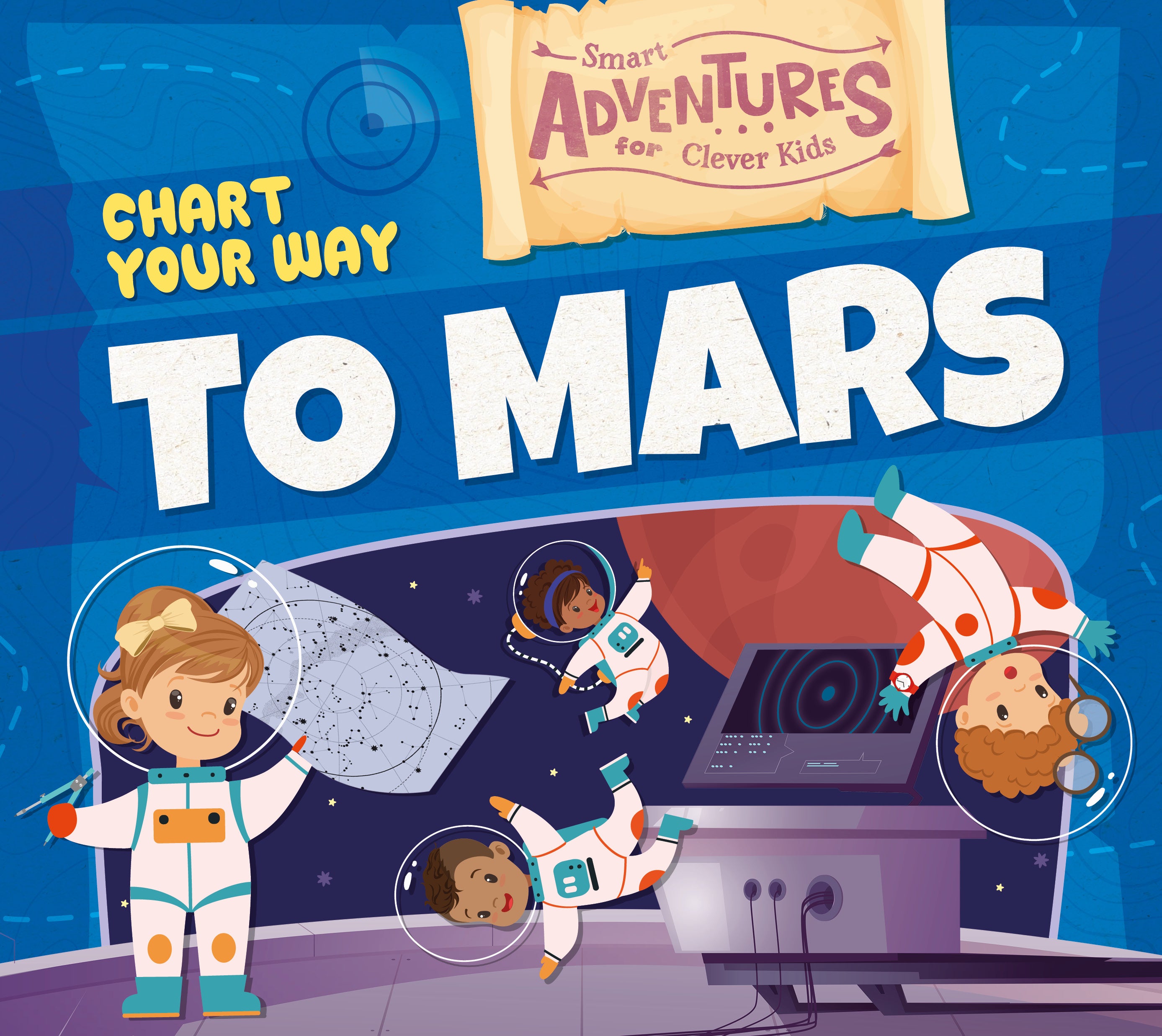 Chart Your Way to Mars - Space Exploration Wall Art & Educational Poster - Perfect for Kids' Rooms, Classrooms & Space Enthusiasts