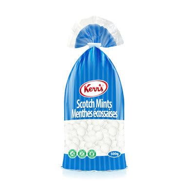 Kerrs Scotch Mints 500g (17.63oz) - Imported Premium Hard Candies from Canada - Perfect for Office Snacks, Travel Treats & Gift Baskets
