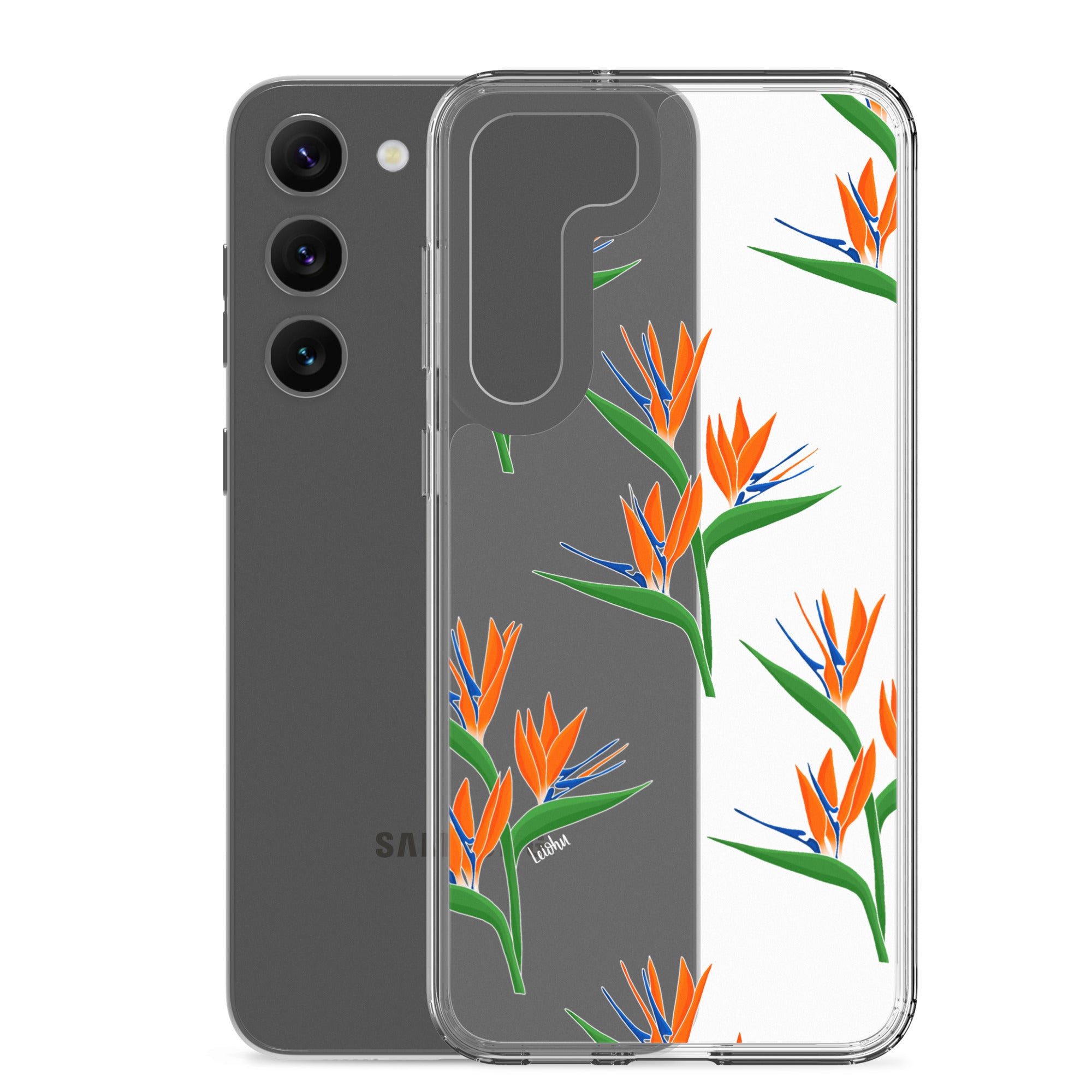 Bird of Paradise Clear Phone Case for Samsung Galaxy - Slim Protective Cover for Everyday Use & Travel