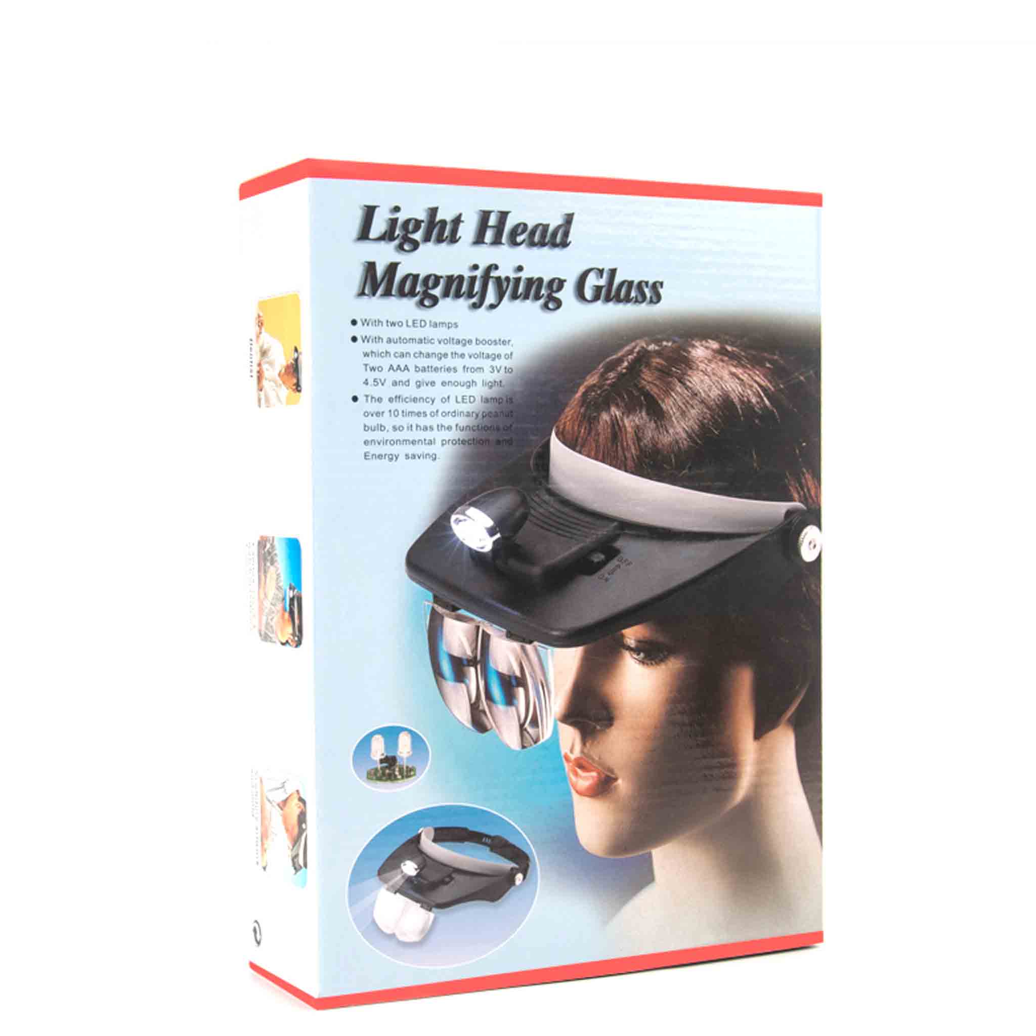 Beekeeping Magnifier Helmet with LED Light - Hands-Free Headgear for Detailed Inspections, Grafting Queen Bees & Precision Work - Perfect for Beekeepers, Jewelers & Hobbyists