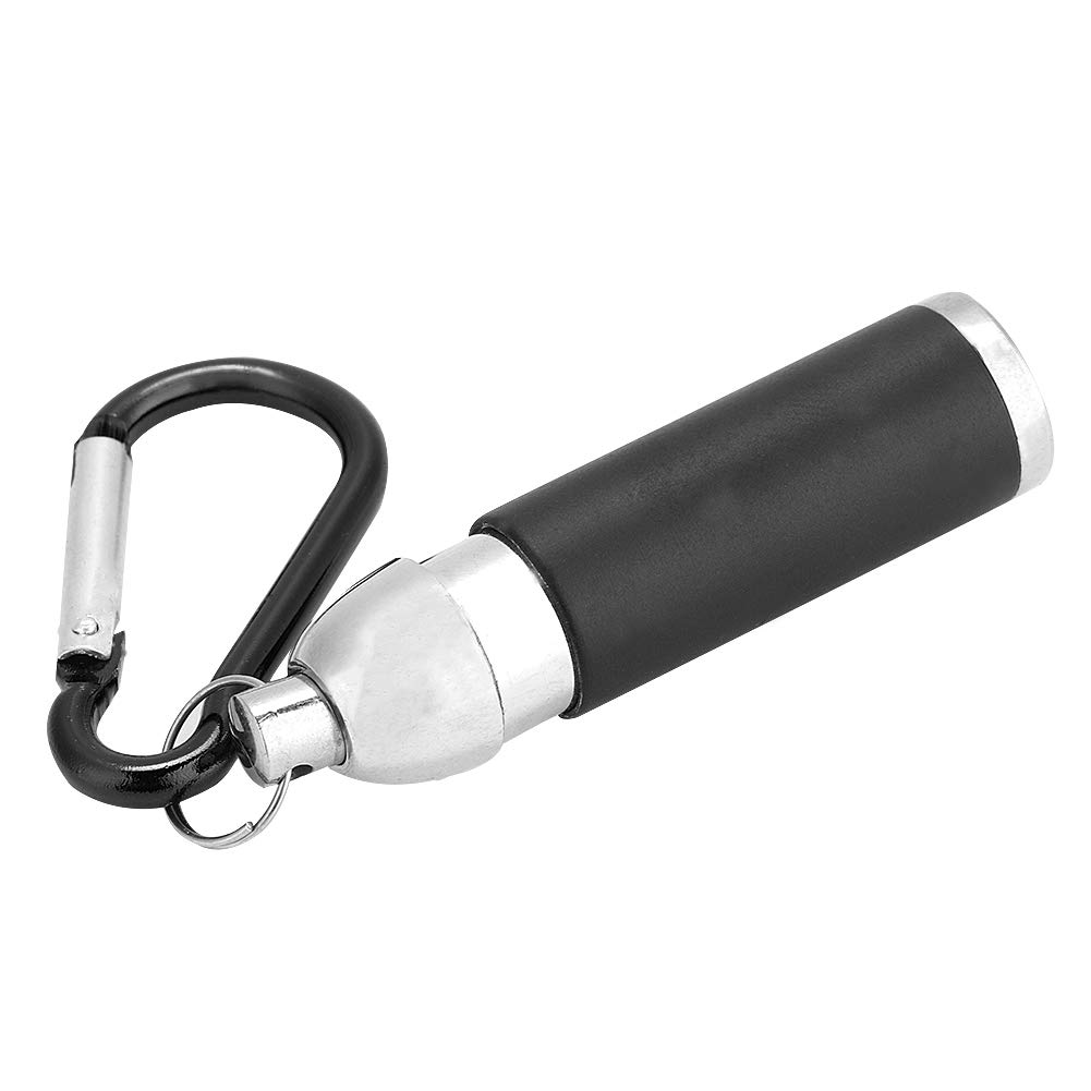 Mini LED Keychain Flashlight - Portable Aluminum Alloy Flashlight Torch with Colorful Options (Black) | Perfect for Camping, Hiking, Emergency Kits & Nighttime Visibility