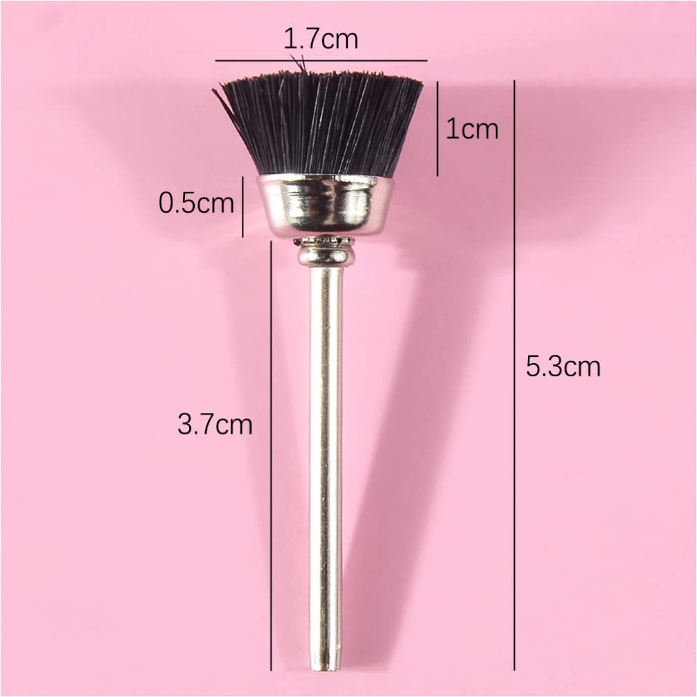 FOMIYES 8-Piece Nail Drill Bits Cleaning Brush Set - Professional Manicure Accessories & Grinding Heads for Electric Nail Drills - Perfect for Nail Salons, Home Manicures & Nail Art Designs