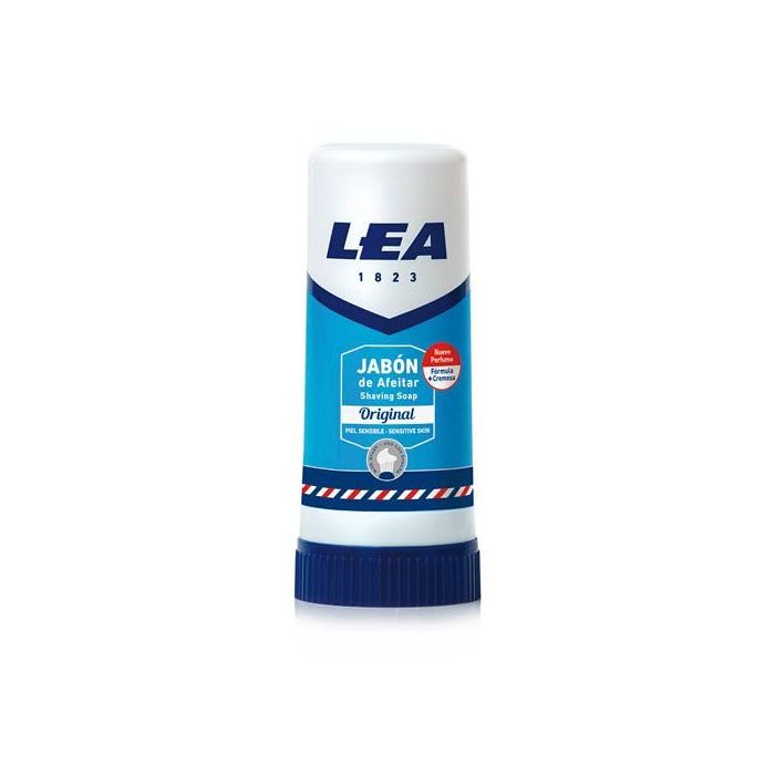 Lea Shaving Soap Stick 50g (Pack of 6) - Premium Shaving Soap for Men, Long-Lasting Lather, Smooth Shave - Perfect for Travel & Daily Grooming Routine