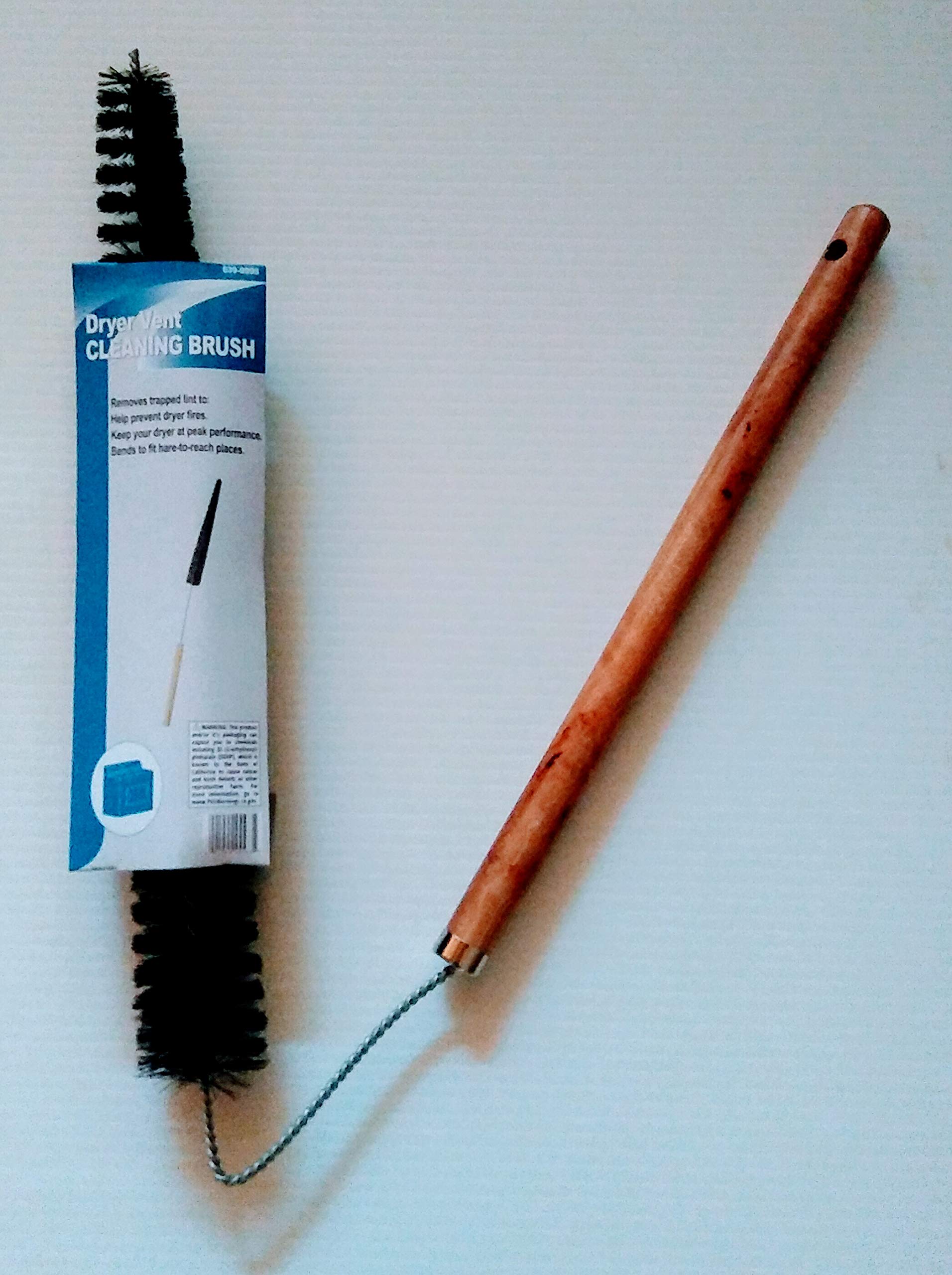 Professional Dryer Vent Cleaning Brush Kit - Lint Remover Tool for Clothes Dryer Ducts - Improves Airflow & Prevents Fire Hazards (Perfect for Home Laundry Rooms & RV Dryer Maintenance)