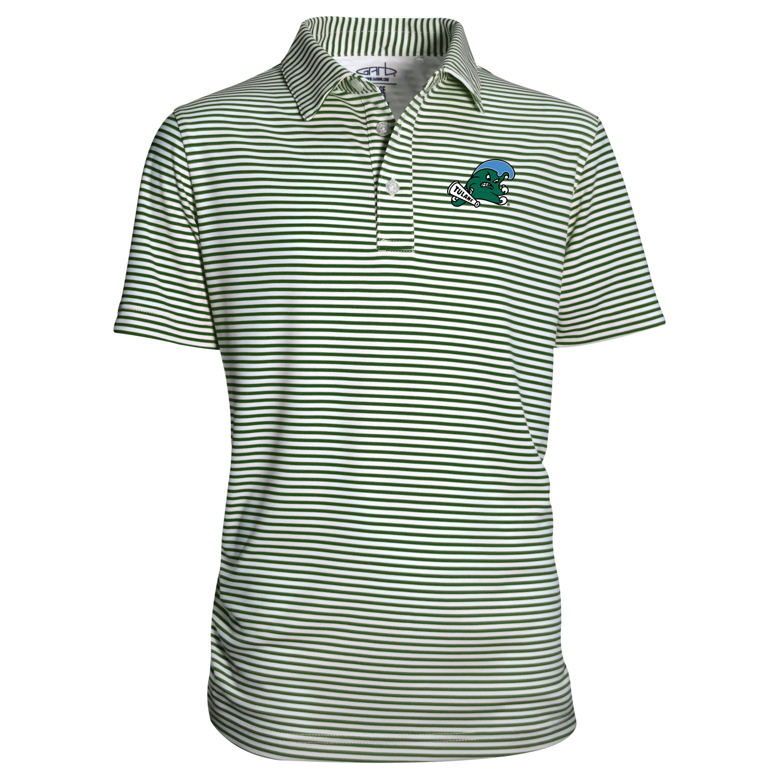 Tulane Green Wave Youth Boys' Polo Shirt - Comfortable Cotton Jersey for School, Sports & Casual Wear - Perfect for Game Day, Team Events & Everyday Outfits