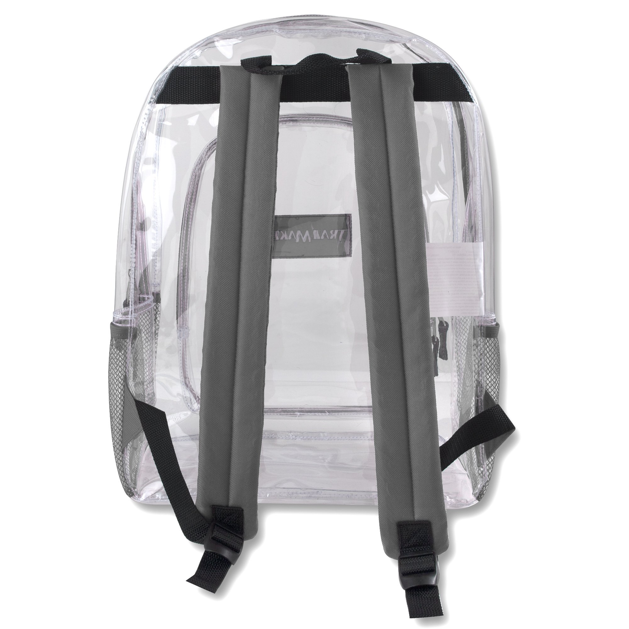 Heavy Duty Clear See Through Backpack - Transparent Stadium Approved Backpack for School, Work, Travel & Events | Waterproof & Durable for Women & Men | Perfect for Concerts, Airports & Security Checkpoints