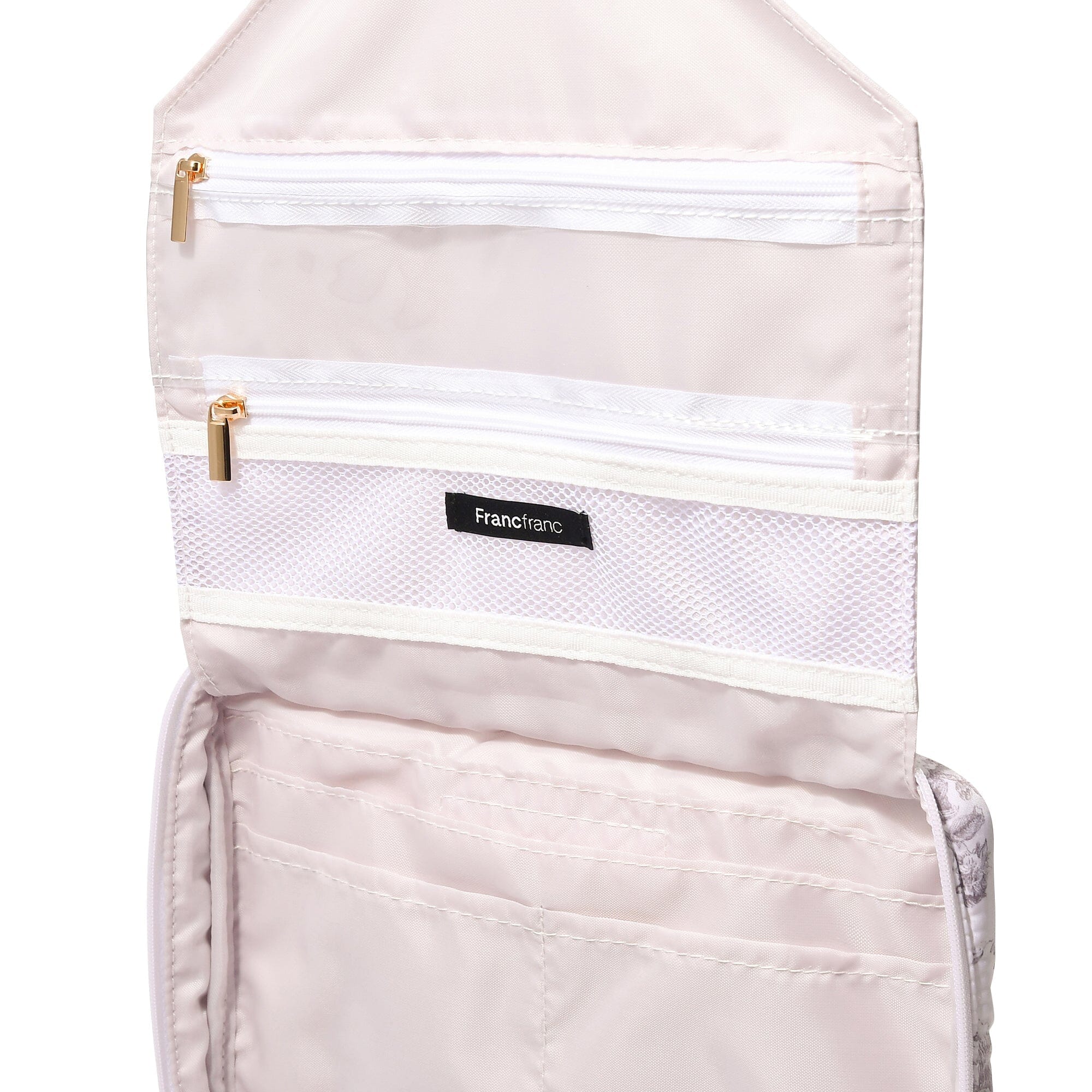 Classic Light Pink Flower Hanging Pouch - Elegant Wall Decor for Living Room, Bedroom, or Office | Perfect for Storage and Home Organization