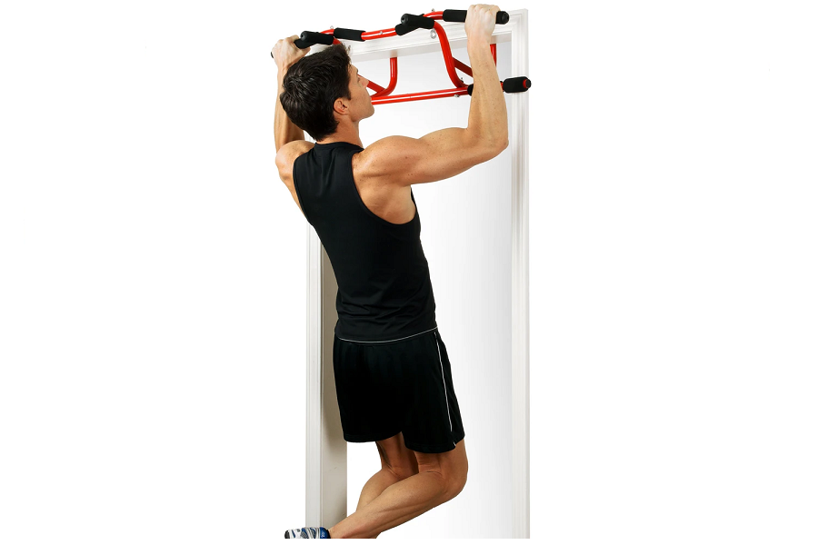 Gofit Elevated Chin Up & Sit Up Station - Portable Home Gym Equipment for Full Body Workout - Perfect for Home, Garage, and Office Fitness Training