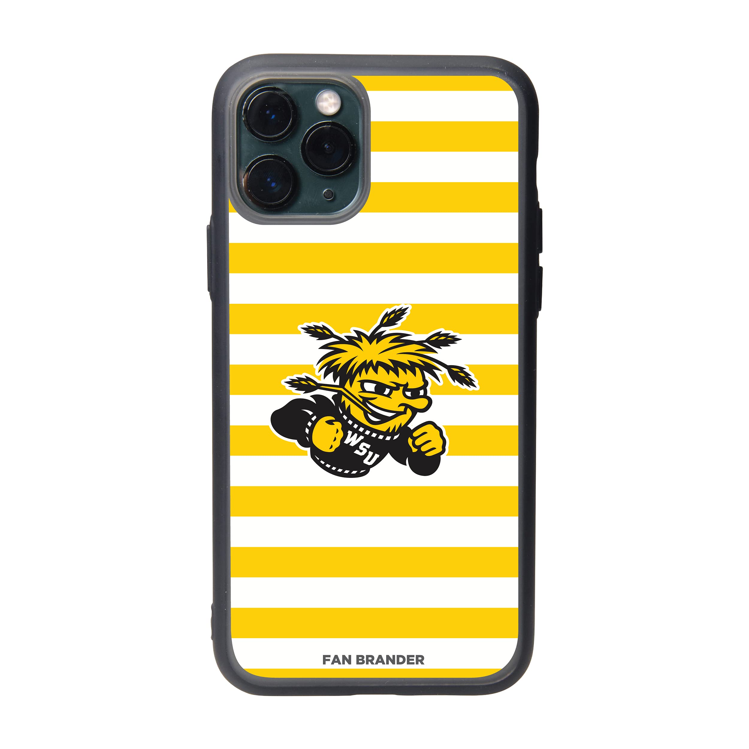 NCAA Licensed Phone Case with Stripes Design - Durable Protective Cover for iPhone & Samsung - Perfect for Game Day, School Spirit & Fan Support