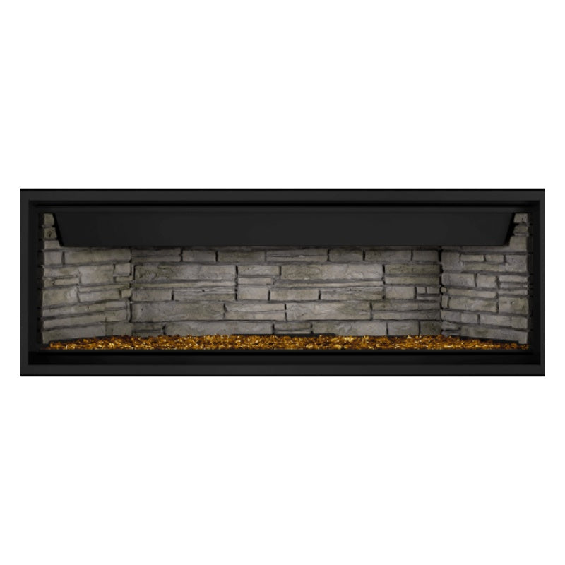 Napoleon Ascent Premium 56 Inch Linear Direct Vent Gas Fireplace - BLP56NTE | Modern Home Heating Solution for Living Rooms & Patios