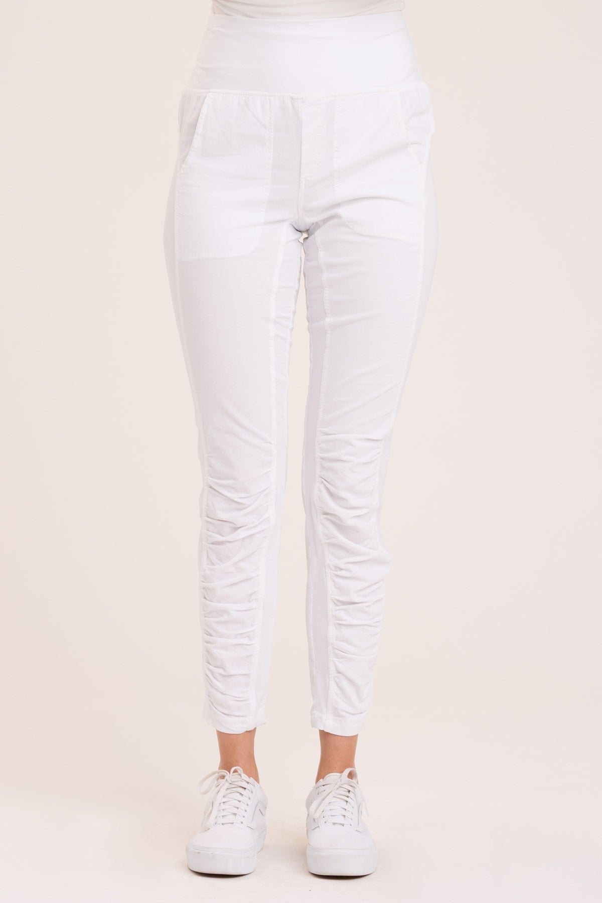 Women's High Waisted Cord Penny Leggings - Stretchy & Comfortable for Yoga, Workout & Casual Wear