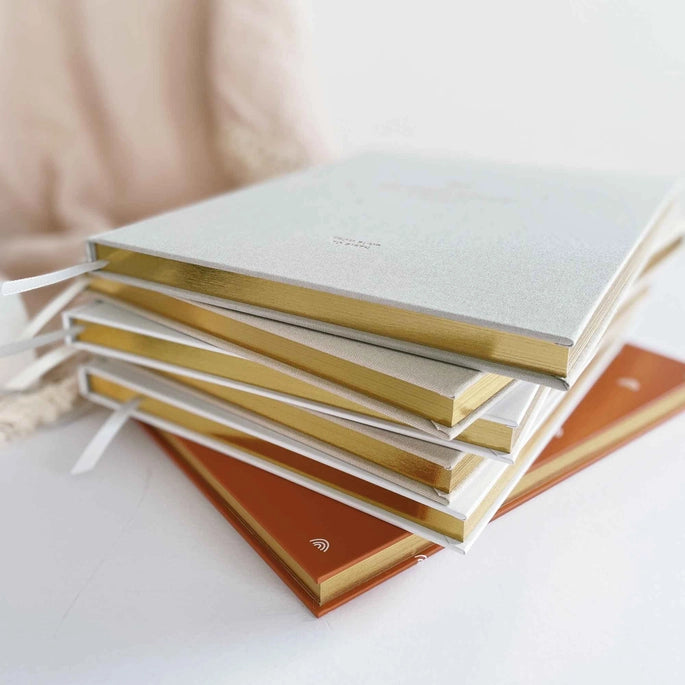 My Pregnancy Journal with Gilded Edges - Memory Book for Expecting Moms | Perfect Baby Shower Gift & Pregnancy Keepsake for First-Time Mothers