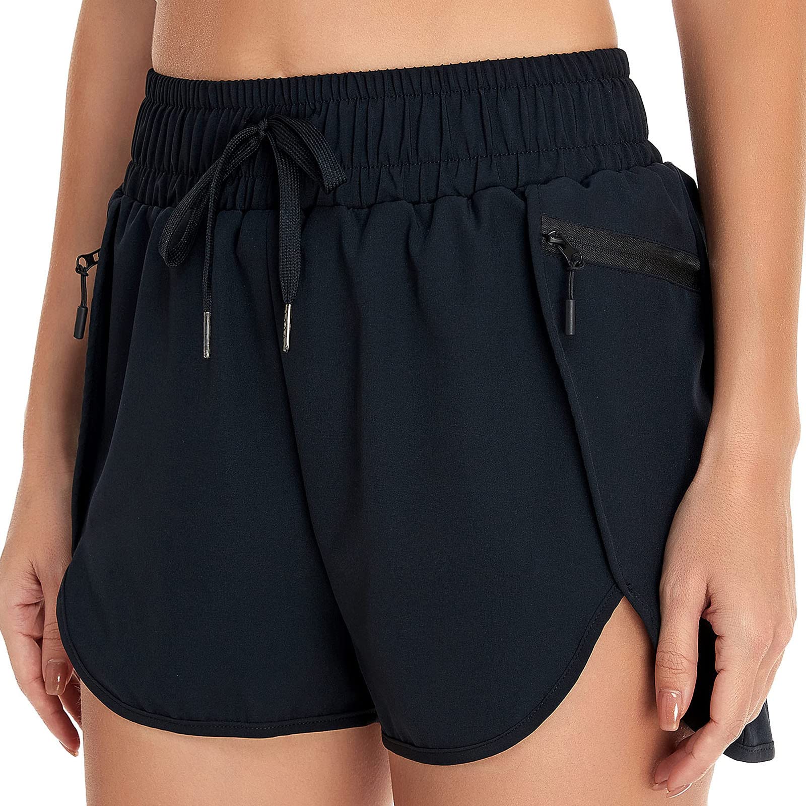 YZHM High Waisted Running Shorts for Women - 4