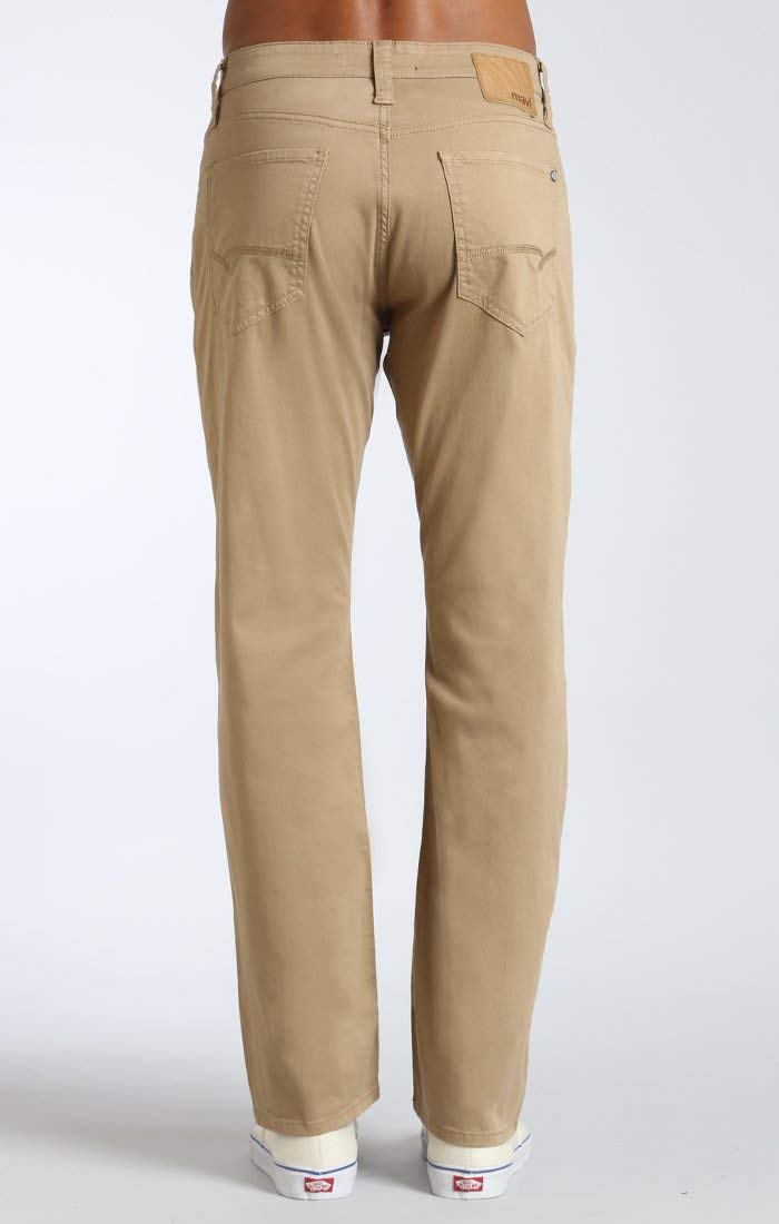 Mavi Matt Classic Men's Straight Leg Pants - Mid-Rise Relaxed Fit Work Pants for Men | Comfortable Office Wear & Casual Everyday Pants