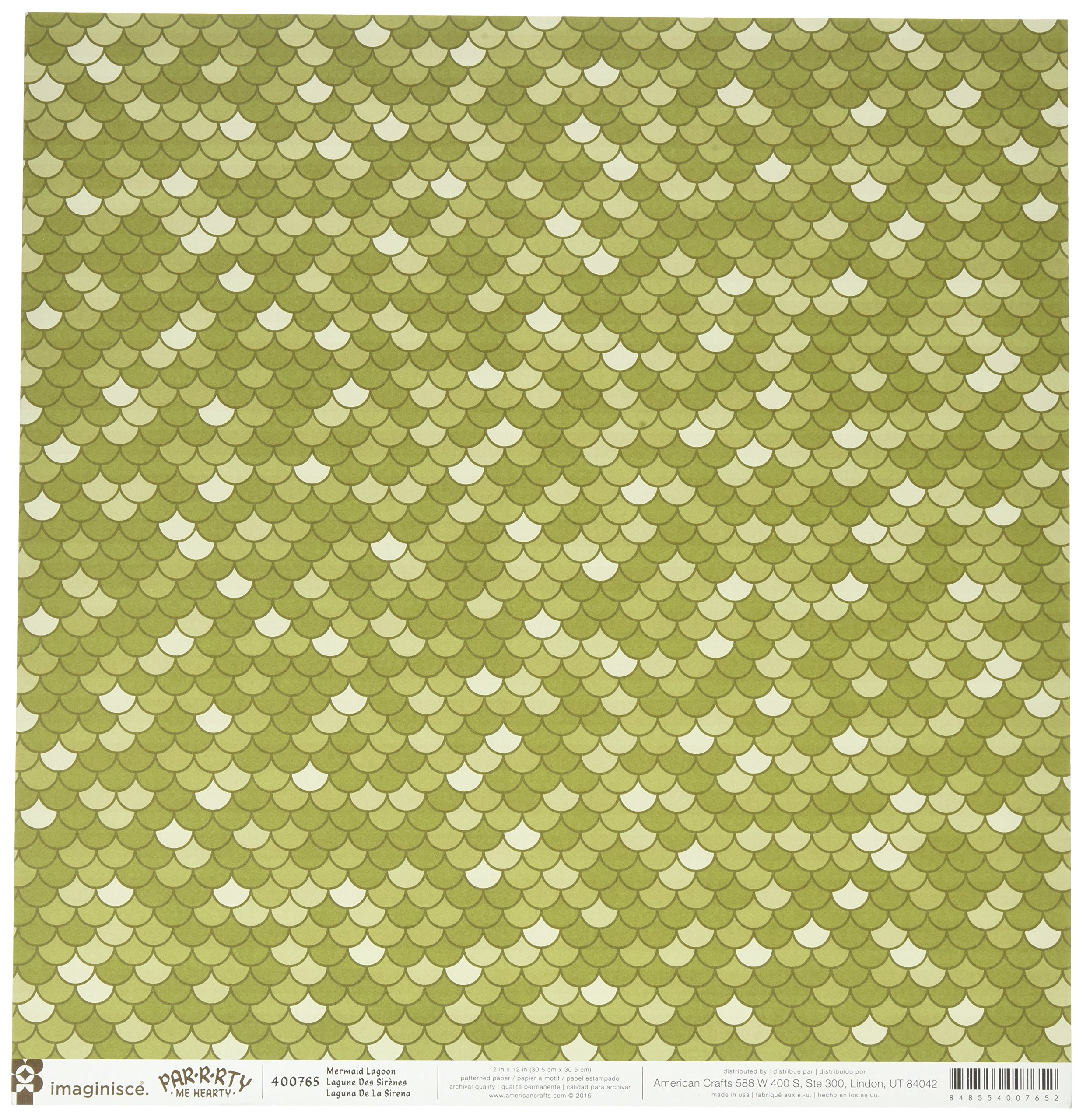 American Crafts 400765 Par-r-RTY Me Hearty Double-Sided Cardstock - 25 Sheets, 12