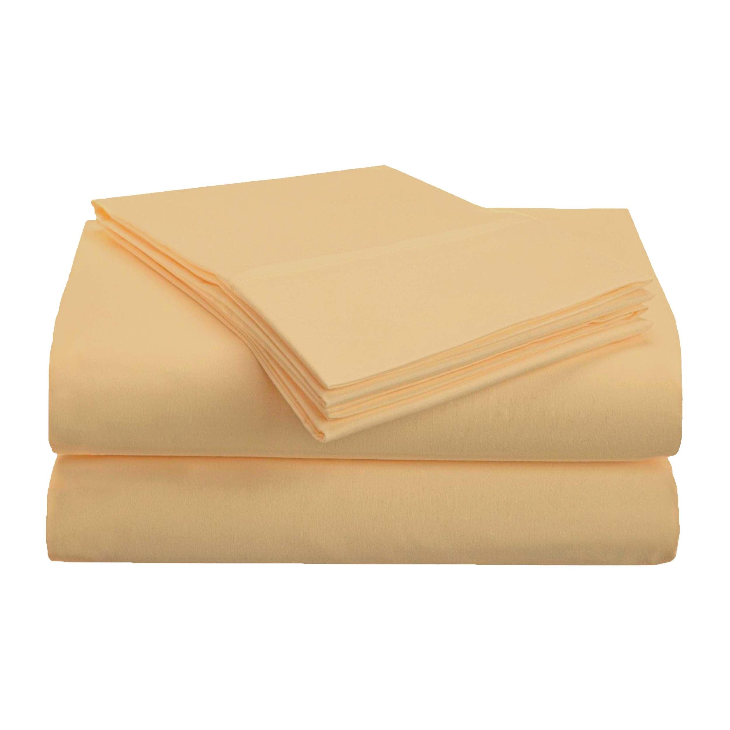 Soft Brushed Microfiber 4-Piece Deep Pocket Bed Sheet Set - Queen Size, Wrinkle & Fade Resistant - Perfect for Master Bedroom, Guest Room & Dorm Comfort