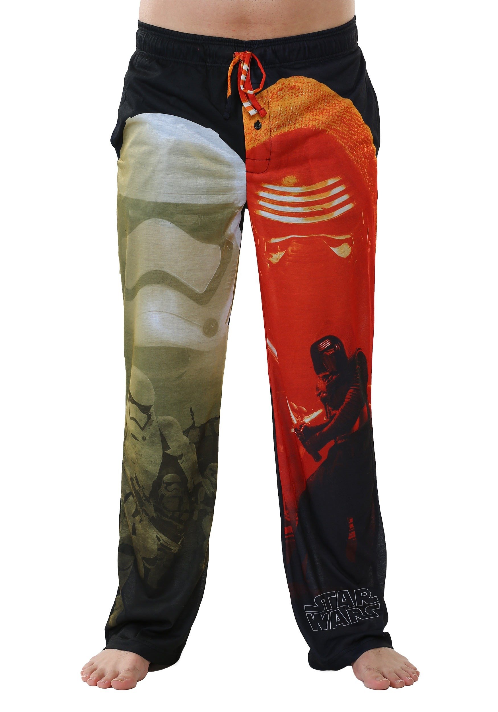 Star Wars The First Order Kylo Ren and Stormtrooper Pajama Pants - Men's Sleepwear for Fans, Halloween Costume & Cosplay - Comfortable Lounge Pants for Movie Nights and Star Wars Themed Parties