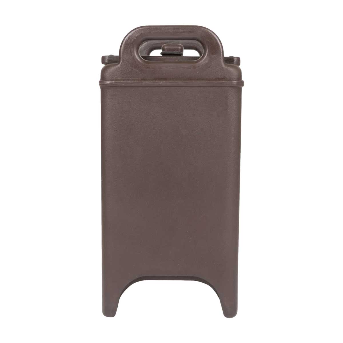 Cambro 250LCD131 2.5 Gallon Camtainer Insulated Beverage Dispenser - Dark Brown - Perfect for Parties, Catering & Outdoor Events - Keeps Drinks Cold for Hours