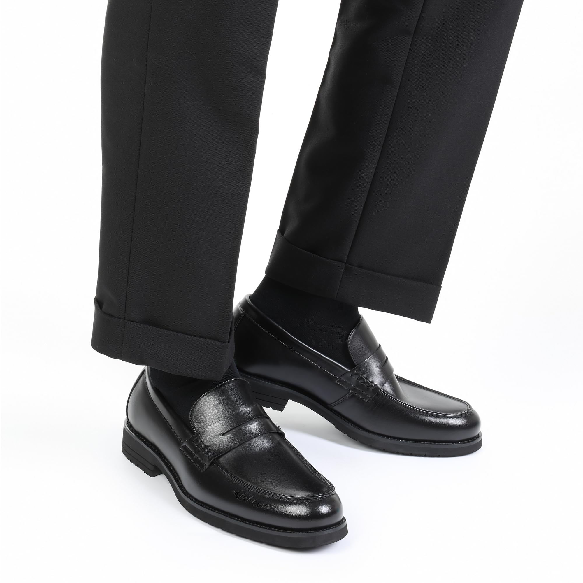 Bruno Marc Men's Dress Slip-On Penny Loafers - Comfortable Business Formal Shoes for Office, Wedding & Professional Events