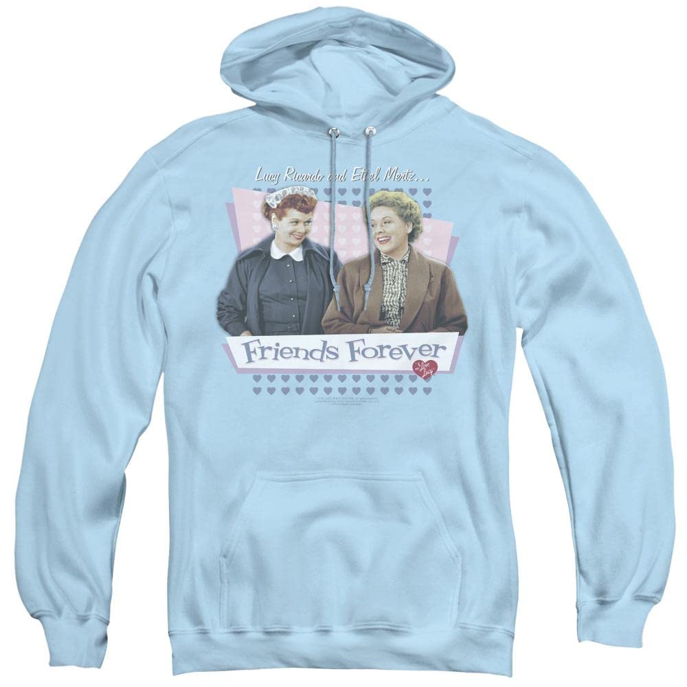 I Love Lucy Friends Forever Hoodie - Soft Pullover Sweatshirt for Adults, Perfect for Casual Wear, Gifts & TV Show Fans