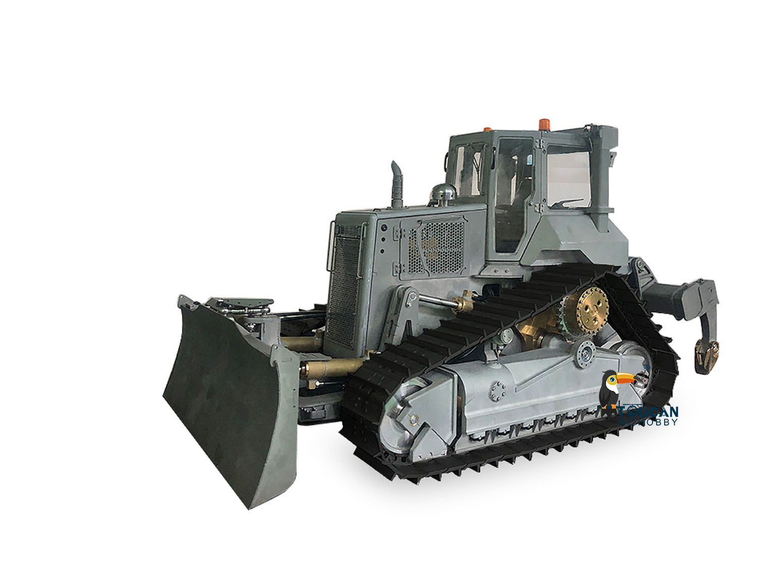 1/14 Scale LESU DT60 RC Hydraulic Bulldozer Crawler Dozer - Metal Tracks, Pump Valve, Sound & Light Effects - DIY Construction Model Toy for Adults & Kids - Perfect for Construction Play, STEM Learning & Collector's Display