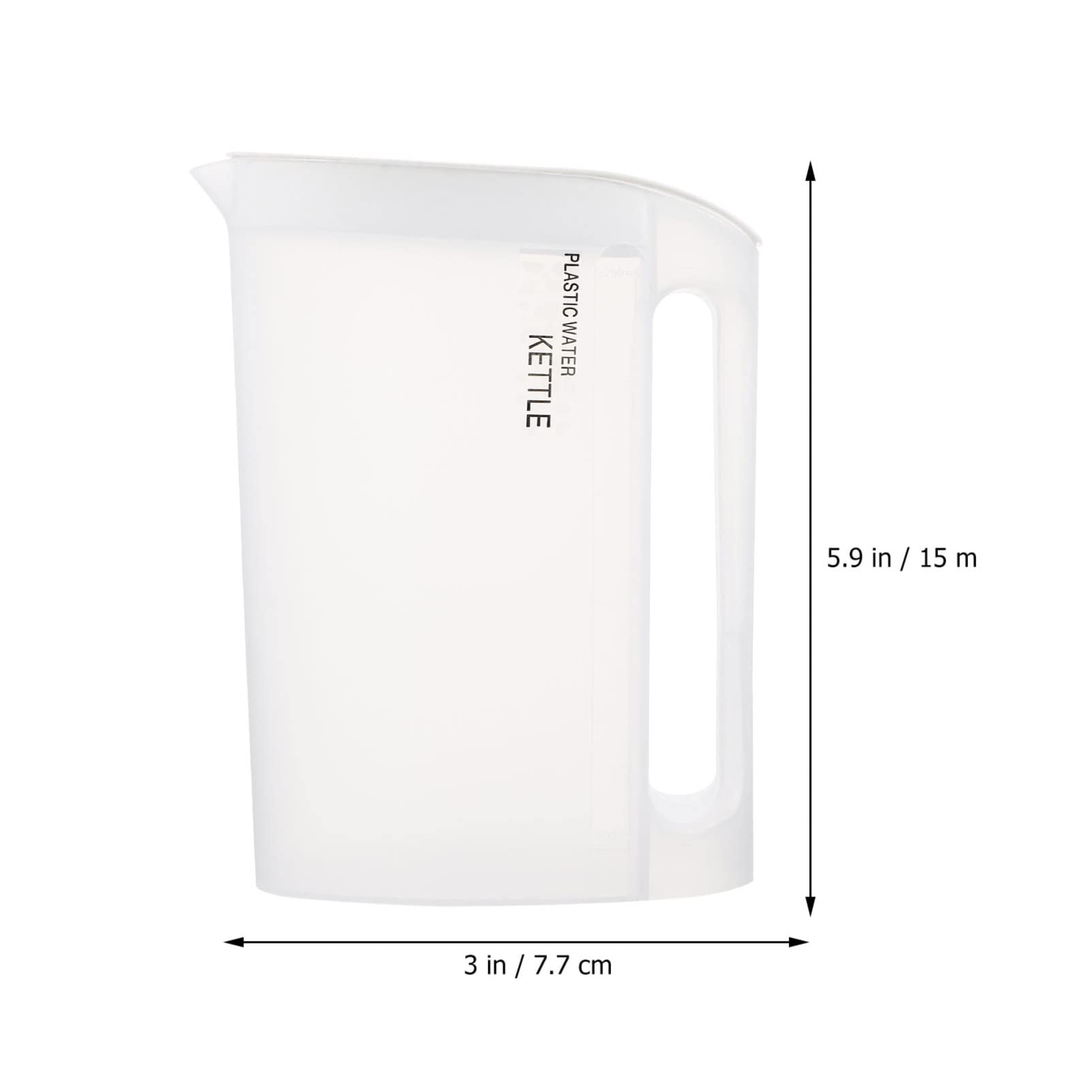2200ml Plastic Water Kettle with Lid - BPA-Free Juice Pitcher for Milk Tea, Lemonade, Iced Coffee & Beverages - Perfect for Home, Office & Outdoor Picnics
