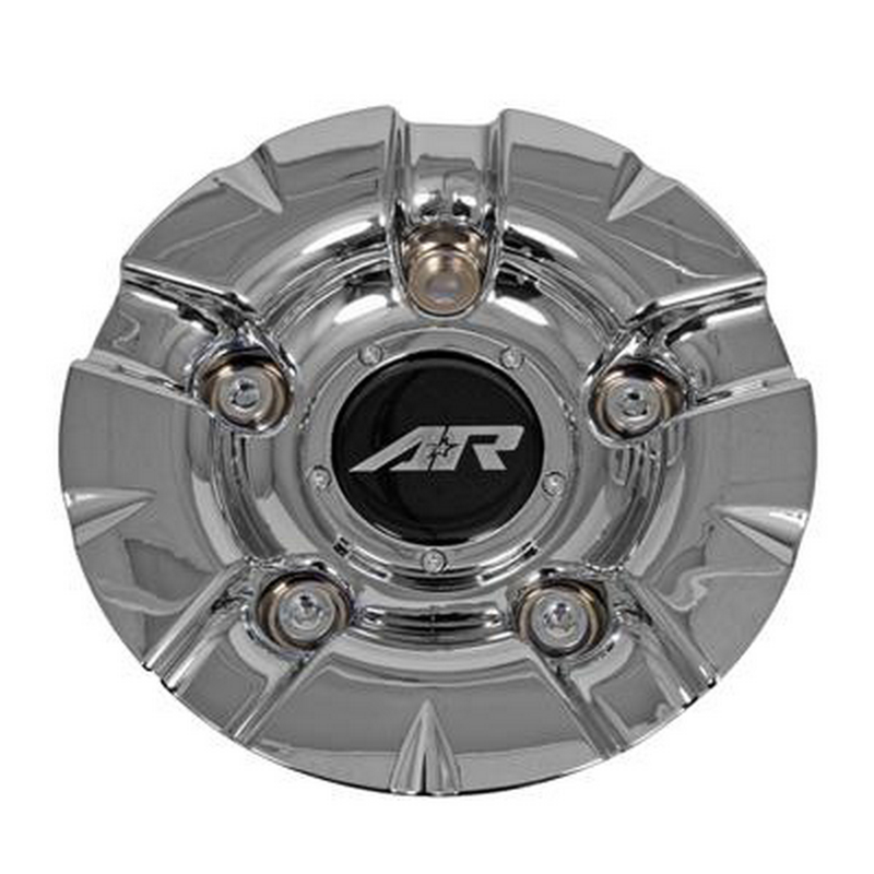American Racing AR637 Chrome Full Cover Wheel Cap - Premium Replacement for Trucks & SUVs - Perfect for Off-Roading & Car Shows