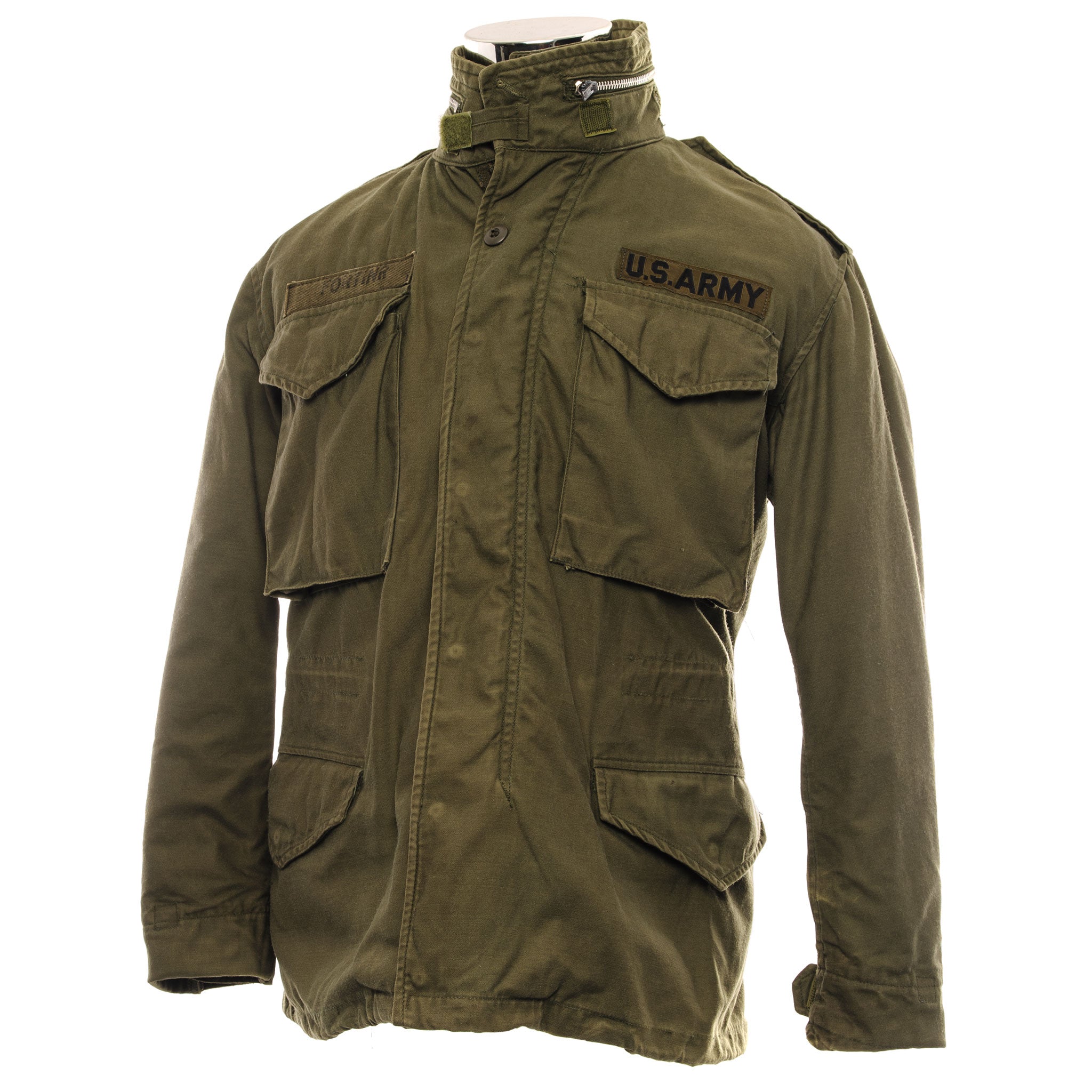 Vintage US Army M-1965 M65 Field Jacket - Vietnam War Era Military Jacket - Small Short Size - Authentic Olive Drab Green - Perfect for Reenactments, Outdoor Adventures & Vintage Fashion
