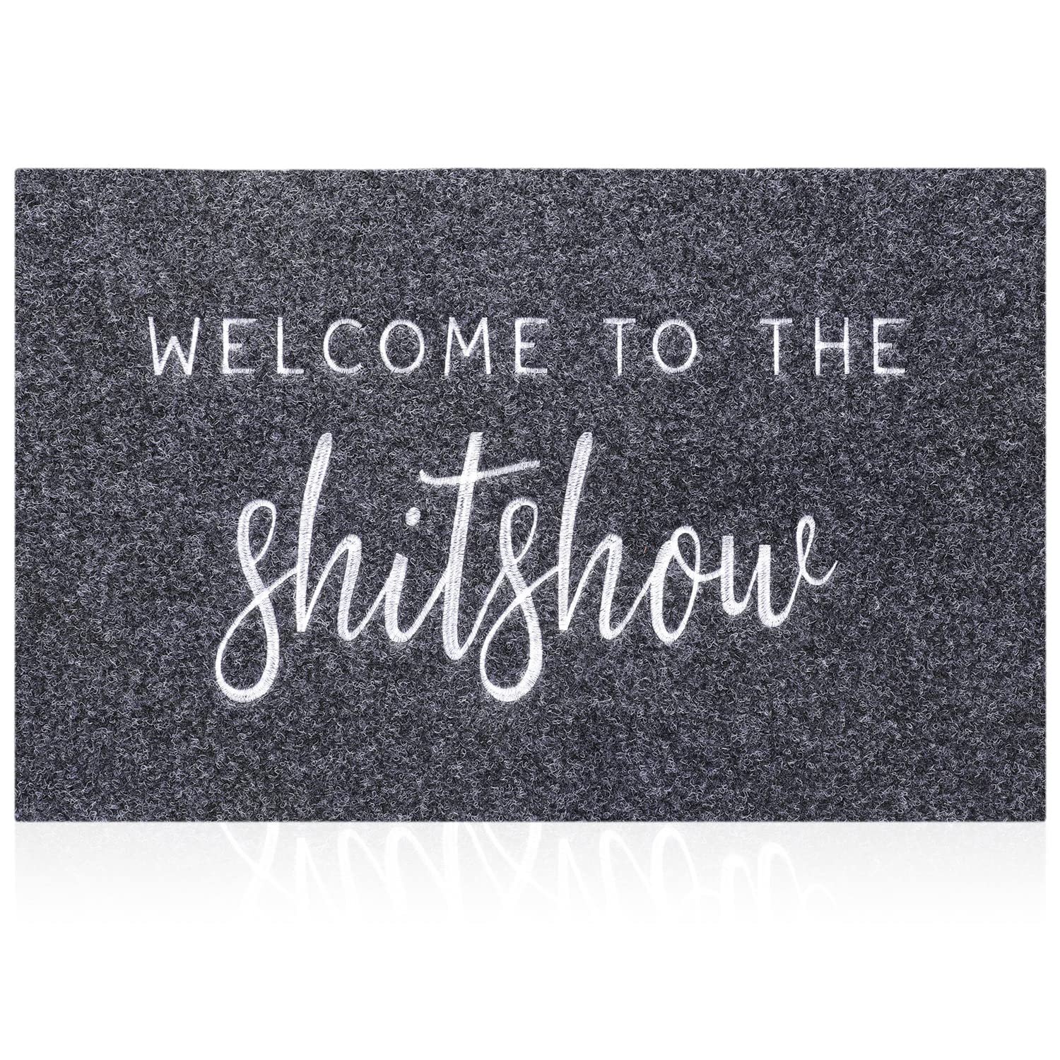 AAZZKANG Funny Doormat 36x24 Inches - Non-Slip Rubber Backing Welcome Mat for High Traffic Areas - Easy to Clean Front Door Entry Rug for Home, Office & Porch Use
