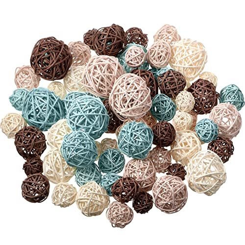 Light Blue, Light Brown, Dark Brown, White