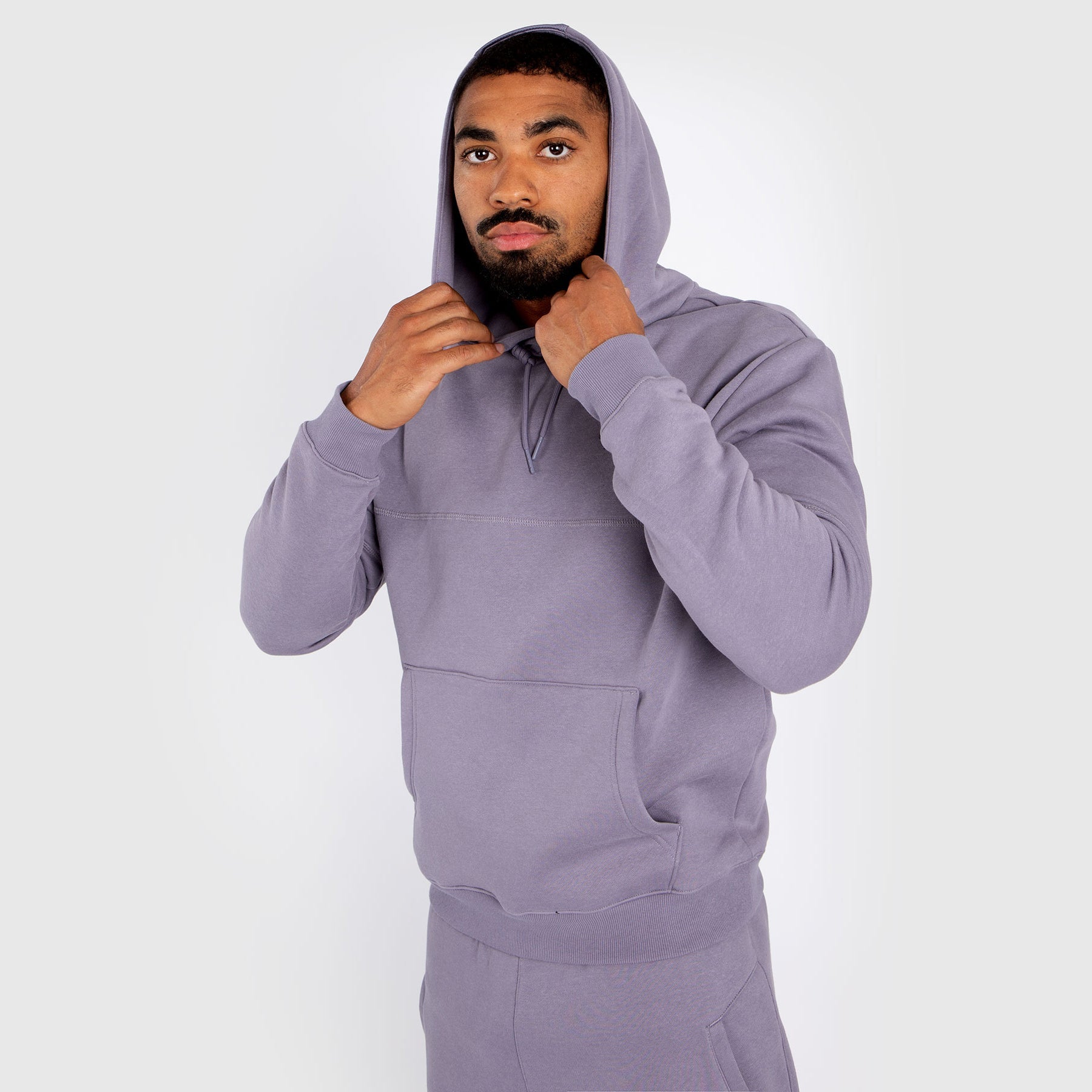 Venum Silent Power Hoodie - Lightweight Training Hooded Sweatshirt for Men & Women | Lavender Grey | Perfect for Gym, Running & Outdoor Workouts