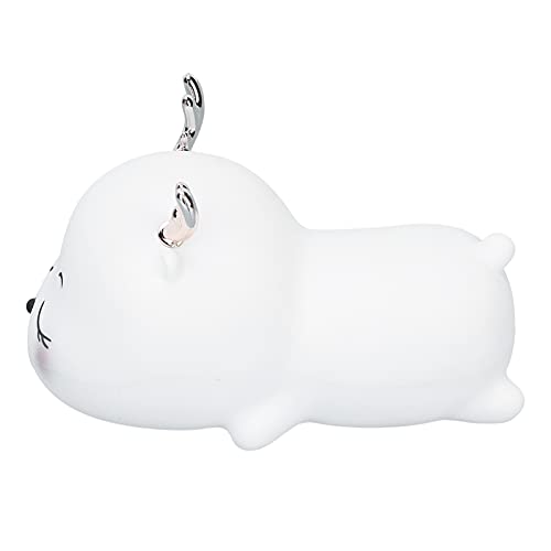 Soft Silicone LED Night Light for Baby Nursery - Cute Fawn Shape, Touch Control for Toddler Sleeping & Bedroom Decor - Perfect for Night Feedings, Soothing Fears & Creating Cozy Atmosphere