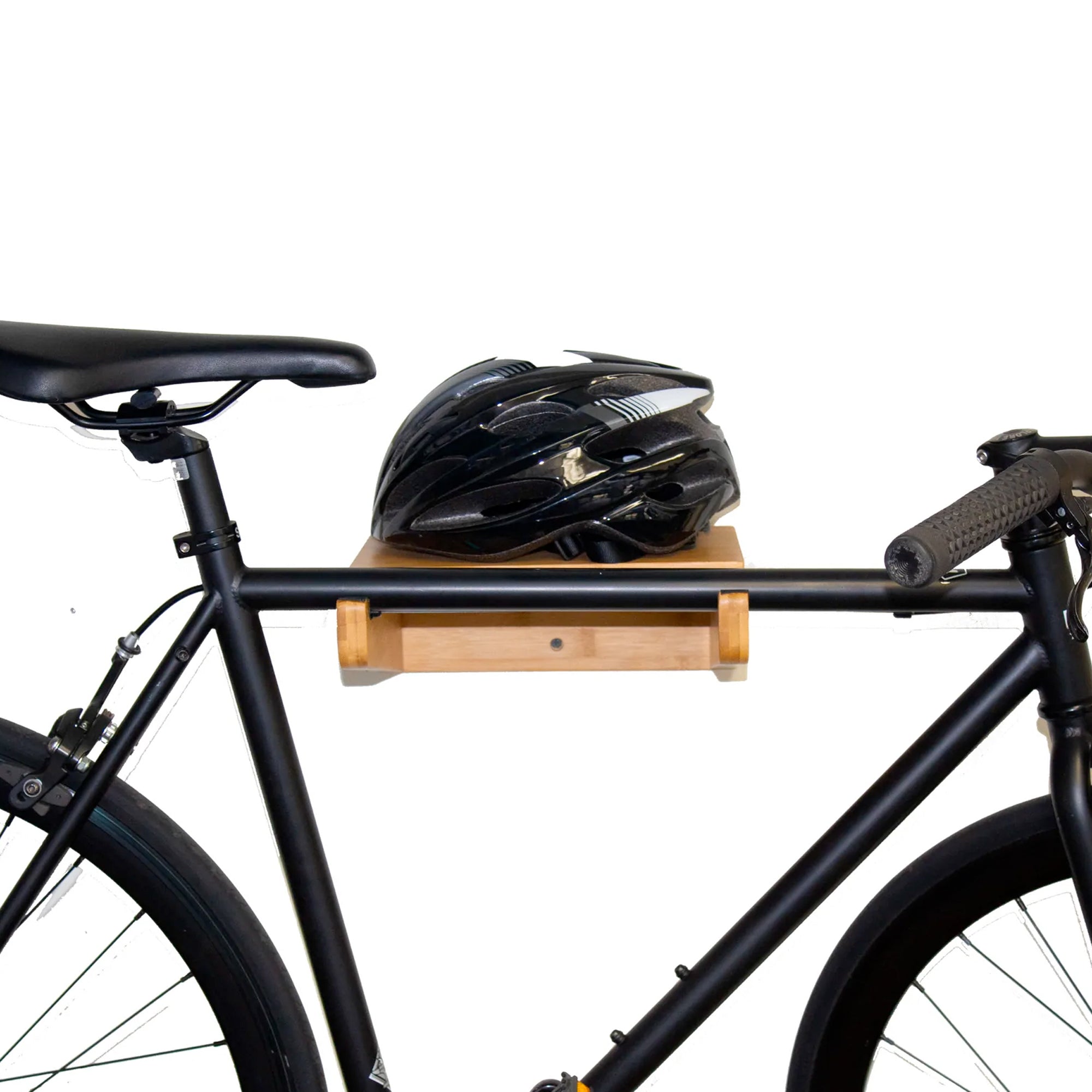 Cor Surf Premium Bamboo Bike Shelf Wall Rack - Space Saving Bike Storage Solution for Garage, Apartment & Outdoor Use