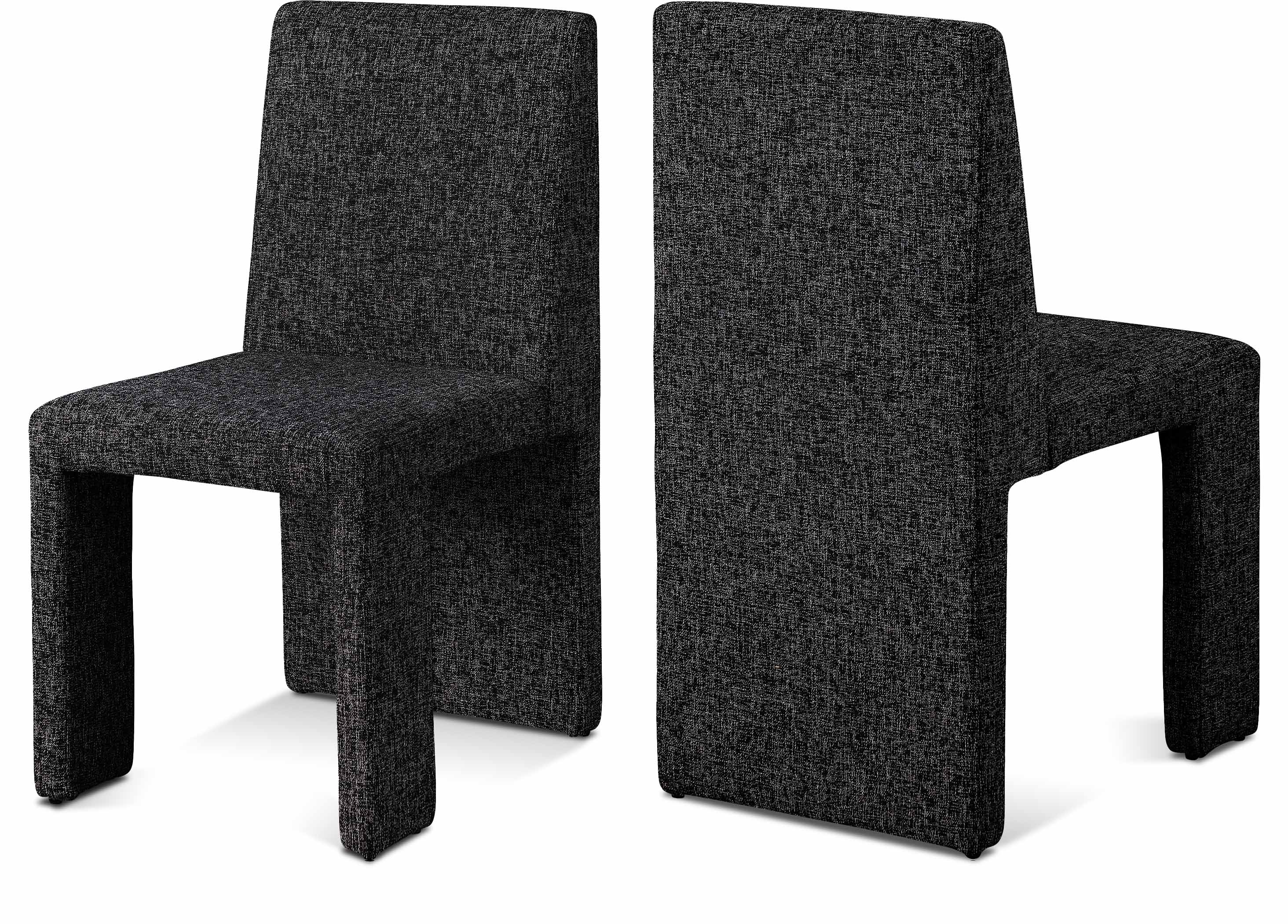 Benson Linen Textured Fabric Dining Chair - Modern Farmhouse Style Upholstered Seat for Kitchen, Dining Room & Home Decor | Comfortable & Durable