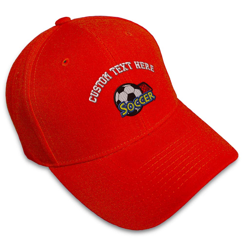 Stylish Baseball Cap with Soccer Ball Embroidery - Unisex Sports Hat for Men & Women - Perfect for Outdoor Activities, Games & Casual Wear