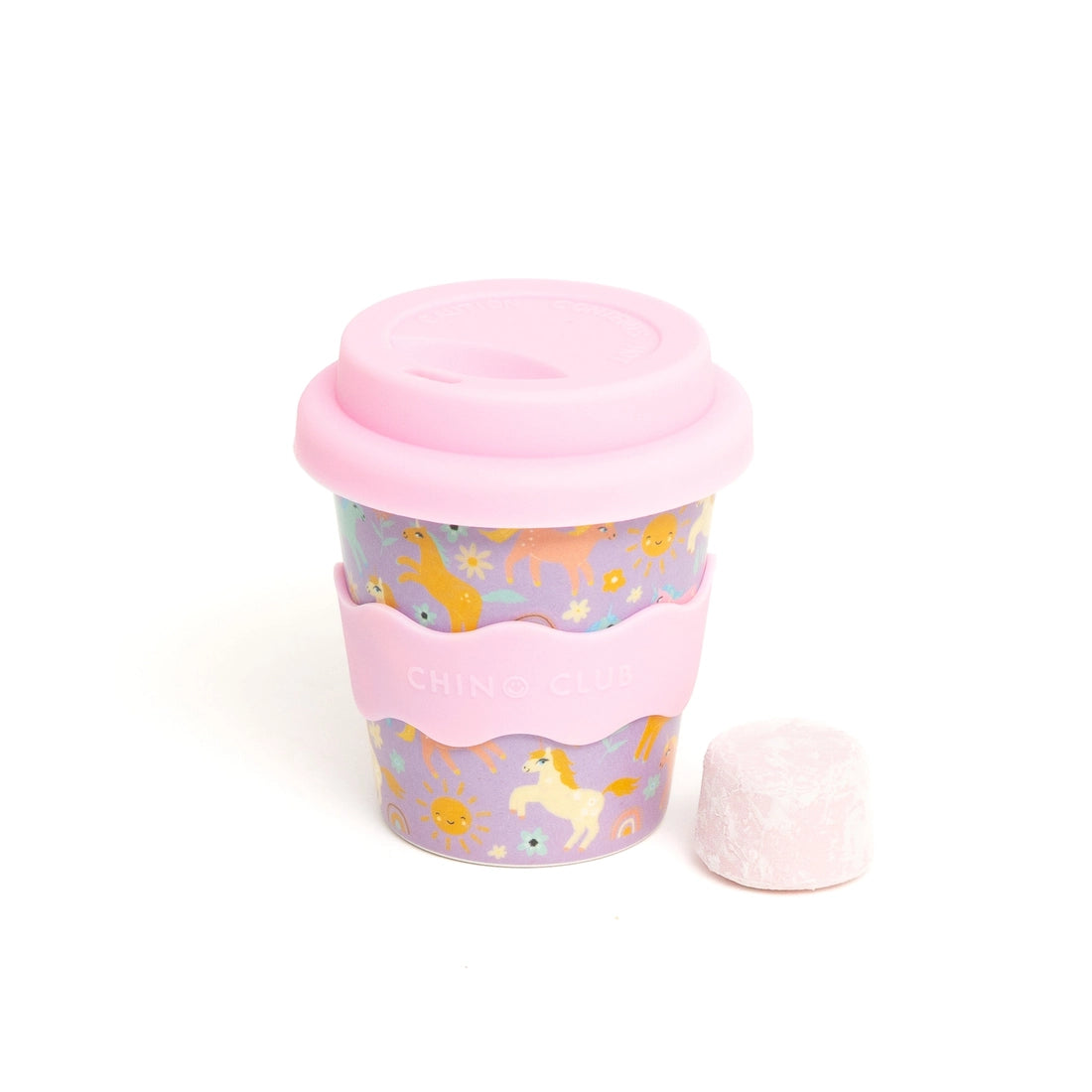 Purple Unicorn Babyccino Cup 120ml - Cute Toddler Sippy Cup for Hot & Cold Drinks - Perfect for Daycare, Travel & Home Use