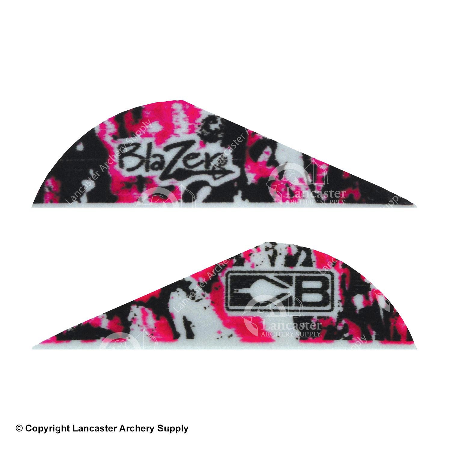 Bohning True Color Blazer Vanes - High Visibility Archery Fletching for Outdoor Hunting & Target Practice