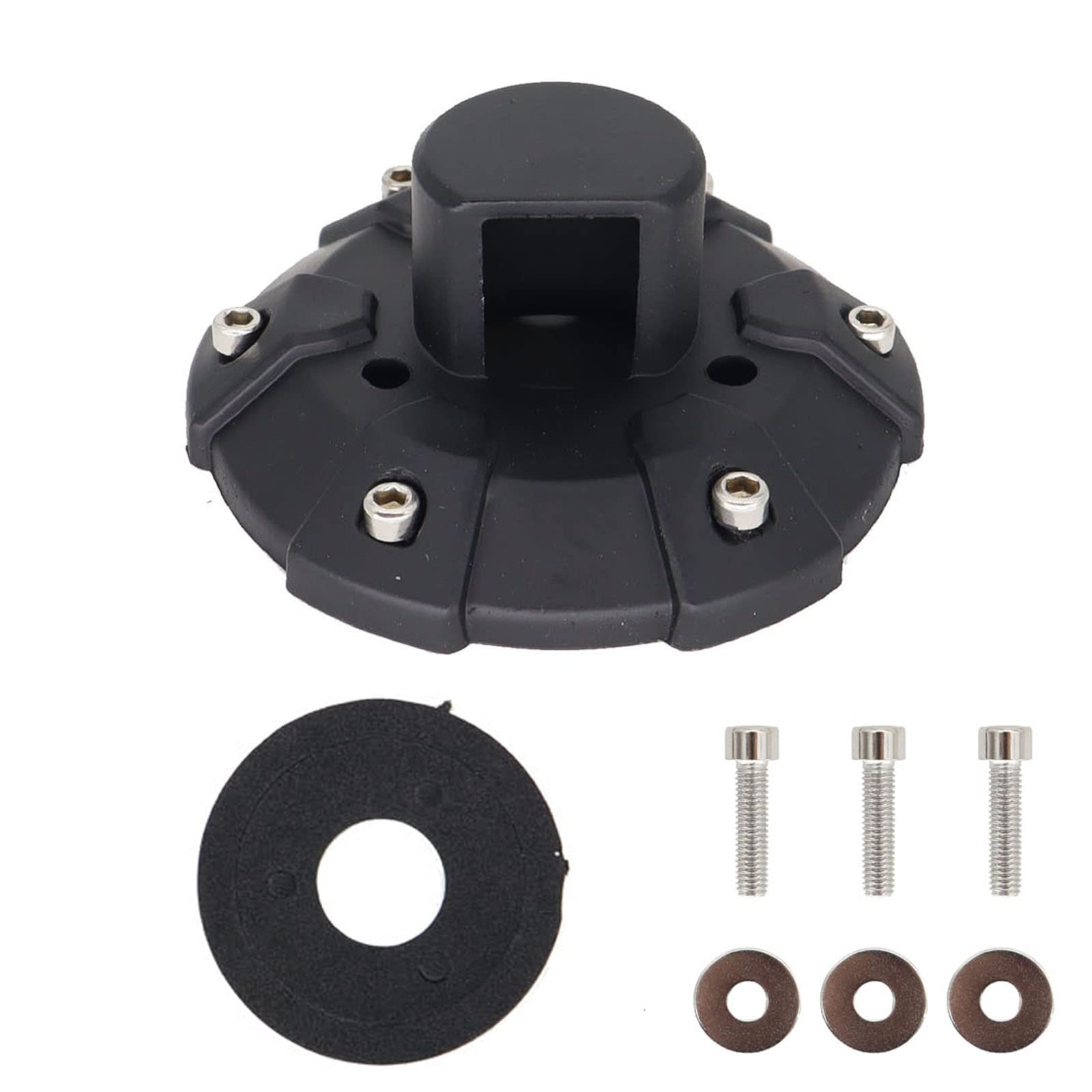 Jeep Wrangler JK JL JLU JT Antenna Base Cover (2007-2021) - Durable Aerial Bottom Protector for Rubicon, Sahara & Sport Models | Weatherproof Car Accessory for Off-Roading & Daily Driving