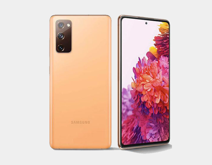 Samsung Galaxy S20 FE 5G G780F 128GB 8GB RAM Dual SIM GSM Unlocked Smartphone - Cloud Orange | Perfect for Gaming, Streaming & Photography