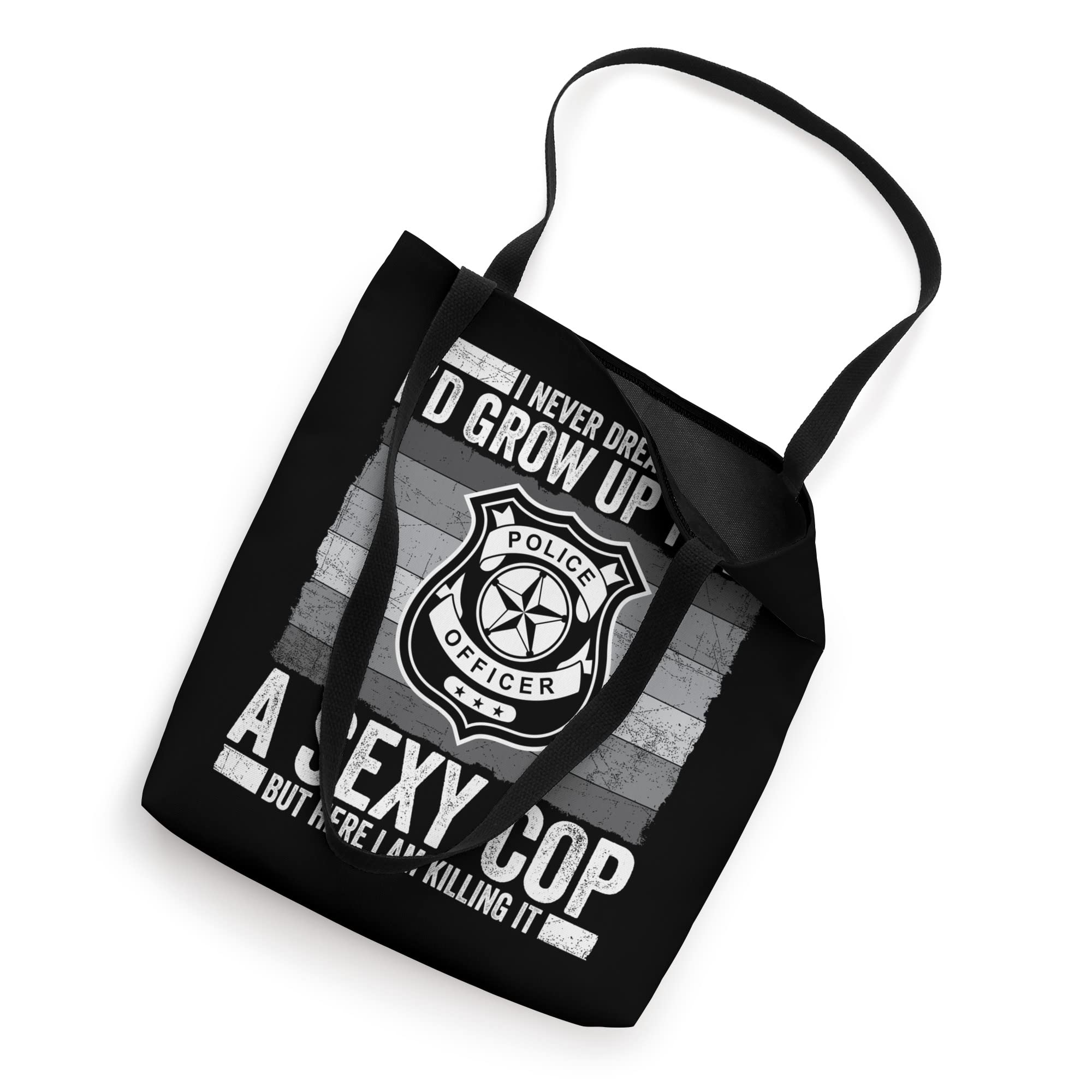 Sexy Cop Police Officer Tote Bag - Funny Novelty Gift for Women & Men - Perfect for Cosplay, Halloween Costume & Law Enforcement Appreciation
