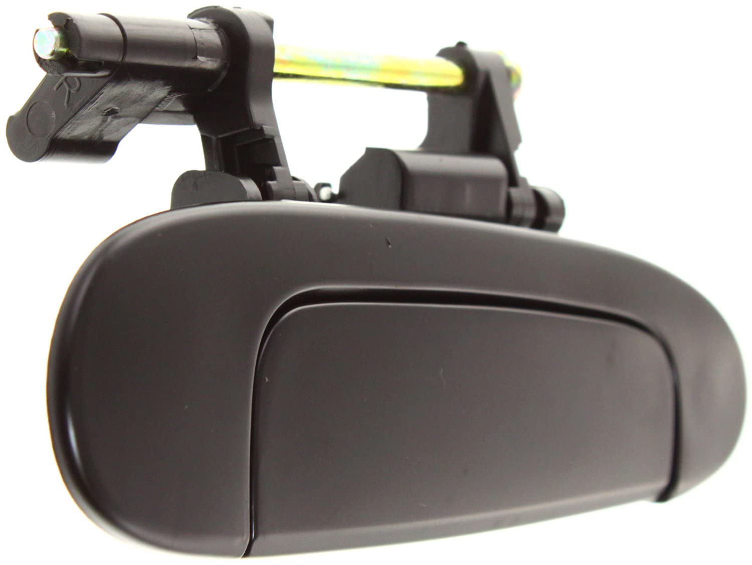 Garage-Pro Aftermarket Rear Exterior Door Handle Compatible with 2000-2005 Toyota Echo - Smooth Black Replacement Pair (Driver & Passenger Side) for Easy DIY Car Repair & Maintenance