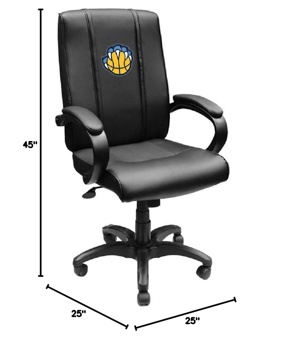 Memphis Grizzlies NBA Office Chair with Secondary Logo Panel - 1000 Series Ergonomic Gaming & Work Desk Chair for Basketball Fans | Perfect for Home Office, Gaming Setup & Sports Memorabilia Collection