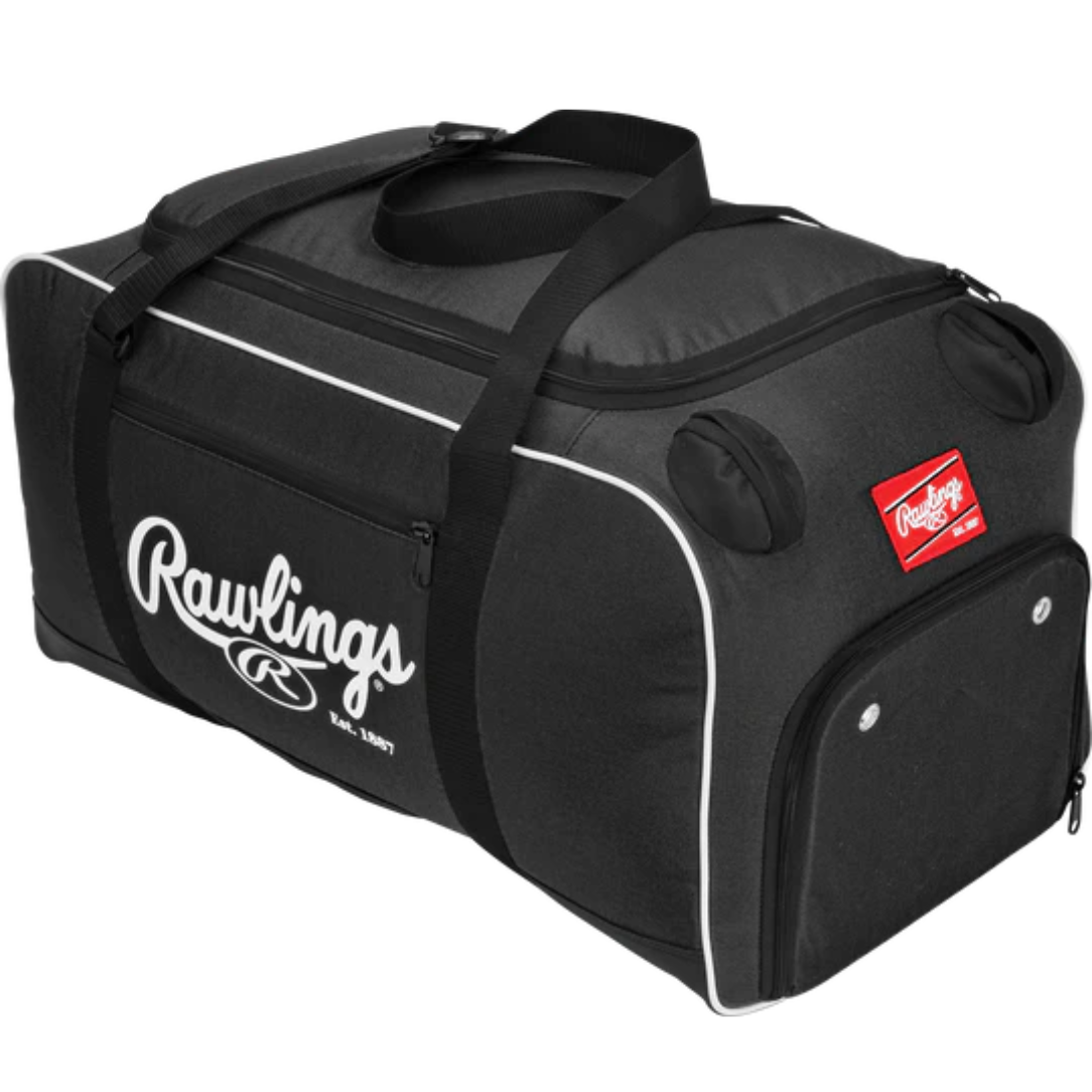 Rawlings Covert Duffle Bag - Large Sports Gym Bag for Baseball, Football & Travel - Water-Resistant Durable Athletic Gear for Men & Women - Perfect for Gym, Workouts & Weekend Getaways