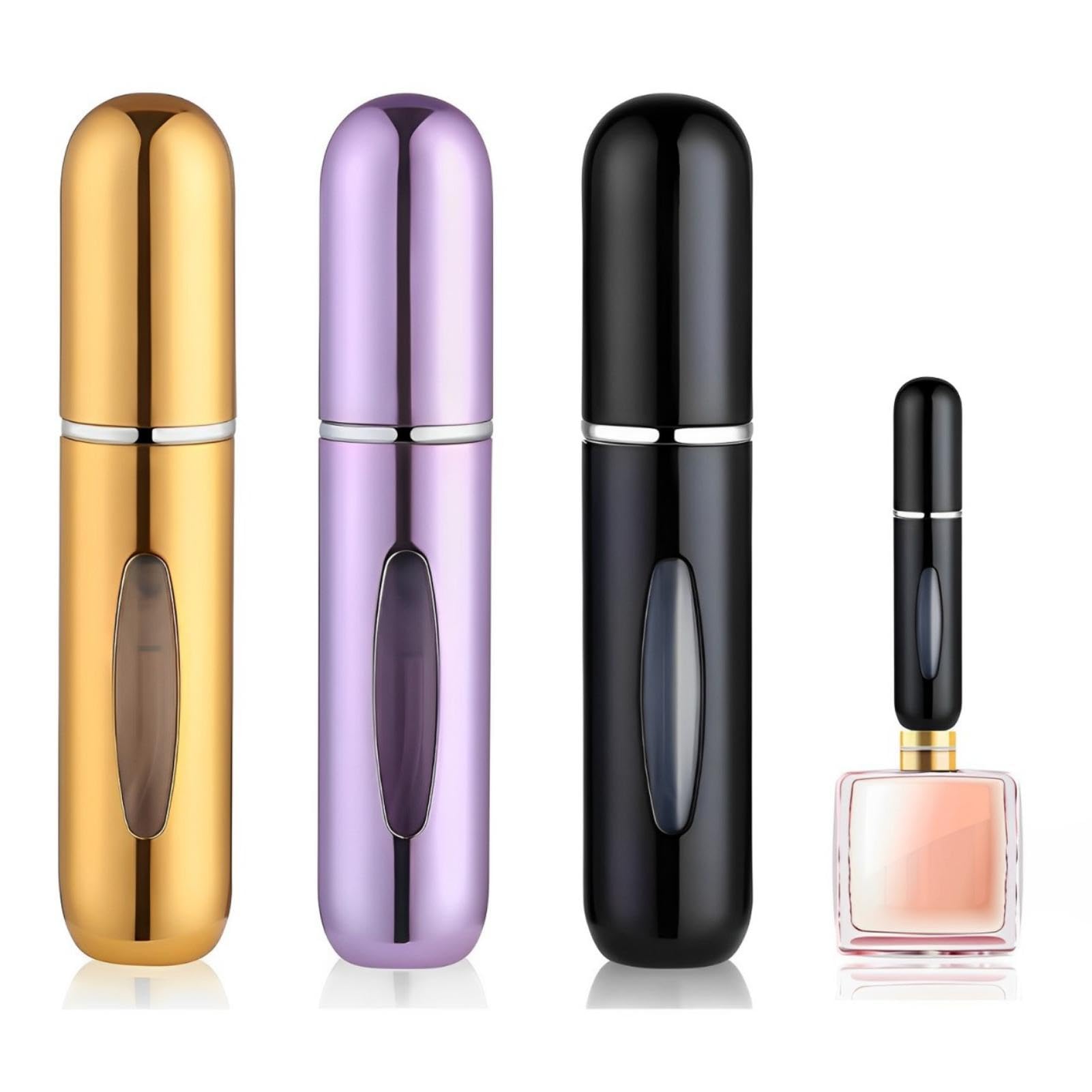 Refillable Perfume Bottle & Travel Size Atomizer Sprayer - Portable Perfume Refill Container for Women & Men | Perfect for Travel, Gym, Office & Everyday Carry