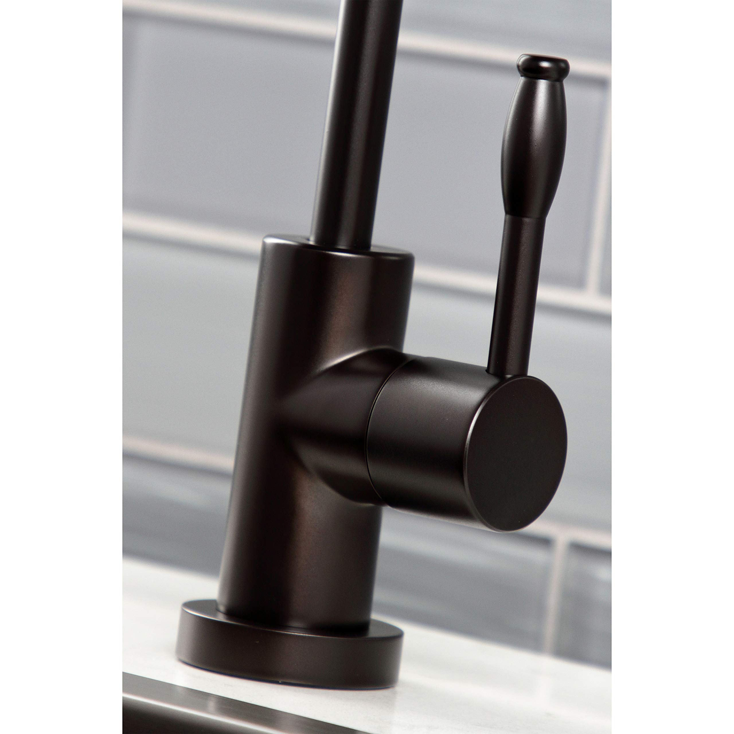 Kingston Brass KS6195NKL Nustudio Single-Handle Cold Water Filtration Faucet in Oil Rubbed Bronze - 5-7/8