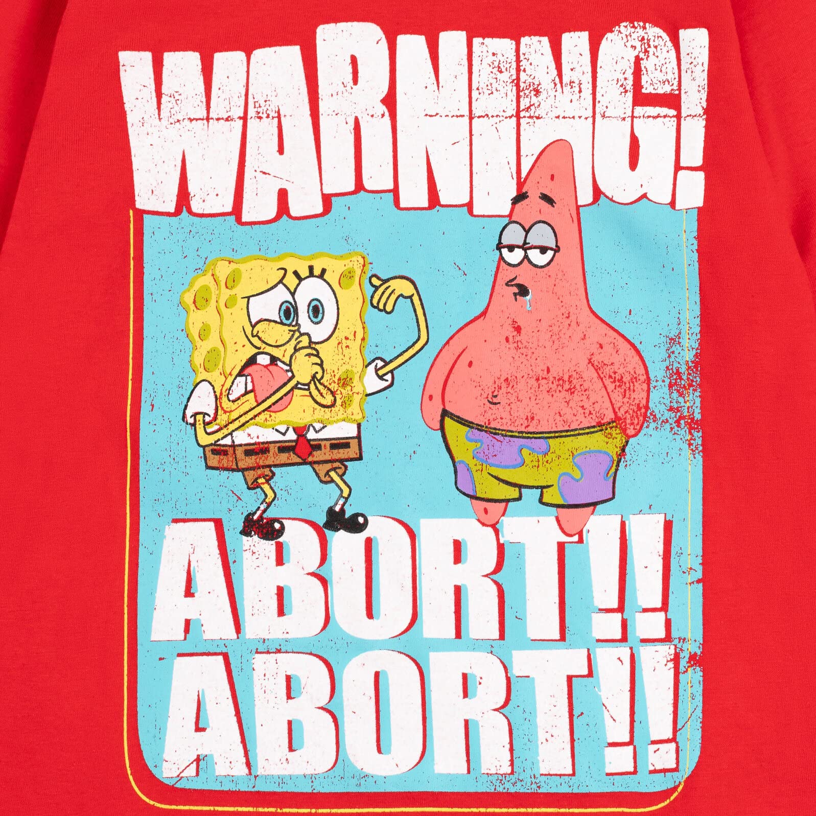 SpongeBob SquarePants Patrick Star 2-Pack Boys' Graphic T-Shirts - Gray & Red - Size 5 - Cartoon Character Tees for Kids Playdate, Birthday Party & Casual Wear