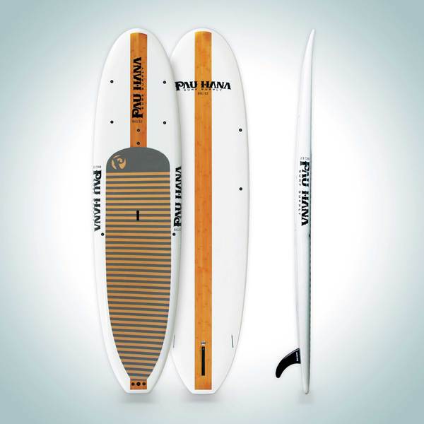 Pau Hana 11' Big EZ Hawaiian Stand Up Paddle Board - Premium Inflatable SUP for All Skill Levels | Perfect for Ocean, Lake & River Paddling, Yoga & Fitness