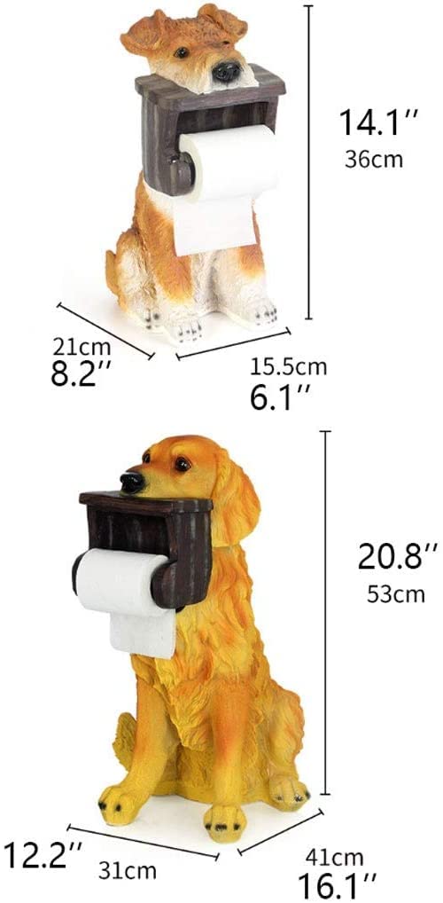 Cartoon Animal Toilet Paper Holder - Funny Bathroom Tissue Dispenser with Free Punching Design, Paper Towel Roll Stand for Home Decor (Perfect for Kids' Bathroom, Nursery, or Playroom)