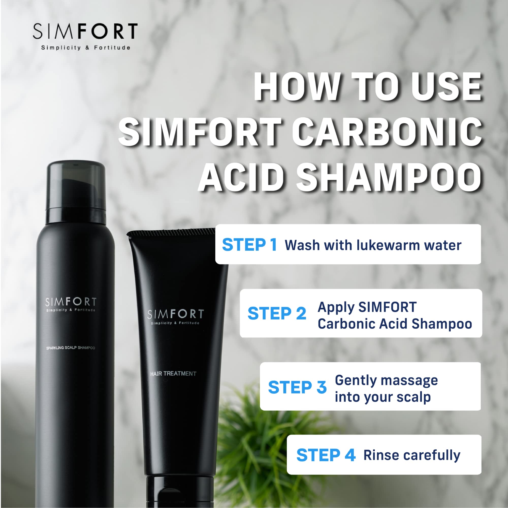 **Natural Carbonated Shampoo & Conditioner Set for Hair Growth - 5.3oz Shampoo & 4.2oz Conditioner - Sulfate-Free, Paraben-Free for Fuller, Thicker Hair - Men & Women - Ideal for Daily Hair Care & Volumizing**